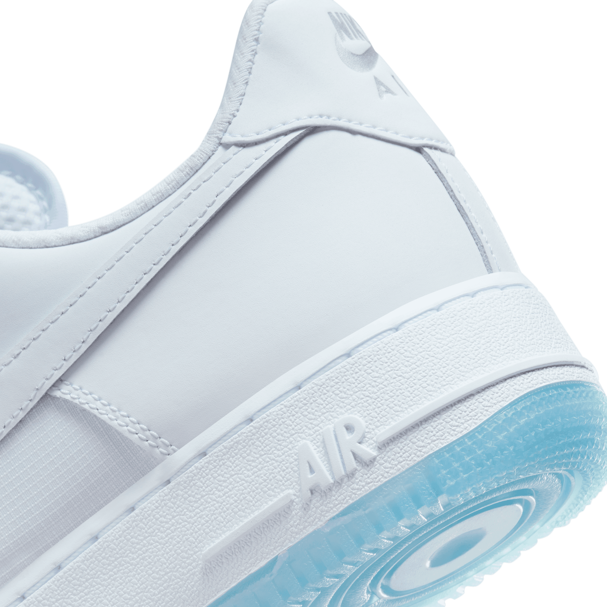 White reflective 2025 nike shoes