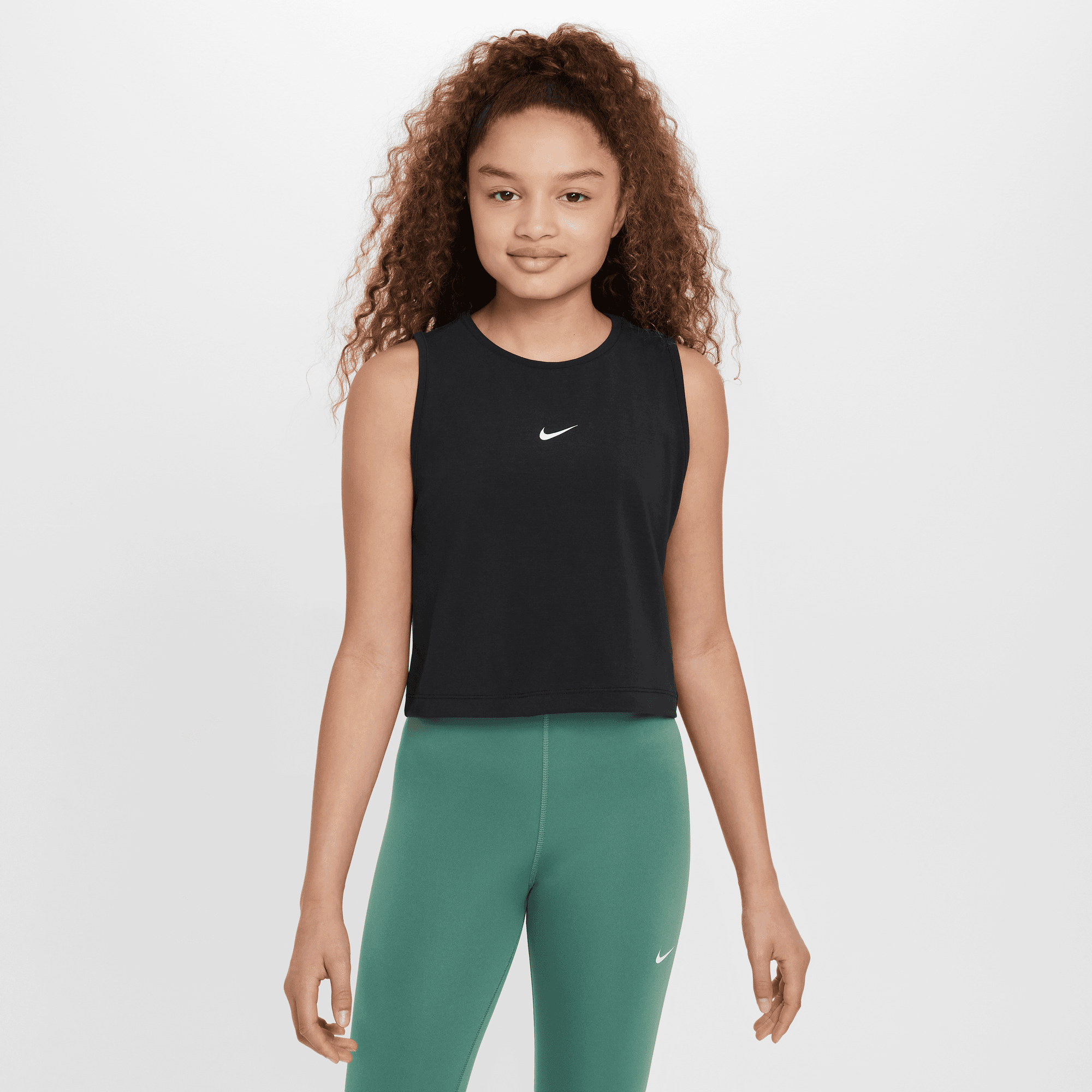 NIKE PRO GIRLS' DRI-FIT TRAINING TANK TOP