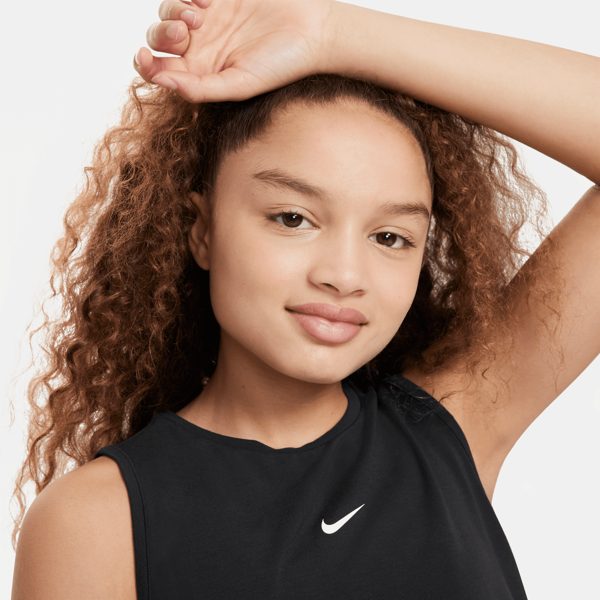 NIKE PRO GIRLS' DRI-FIT TRAINING TANK TOP