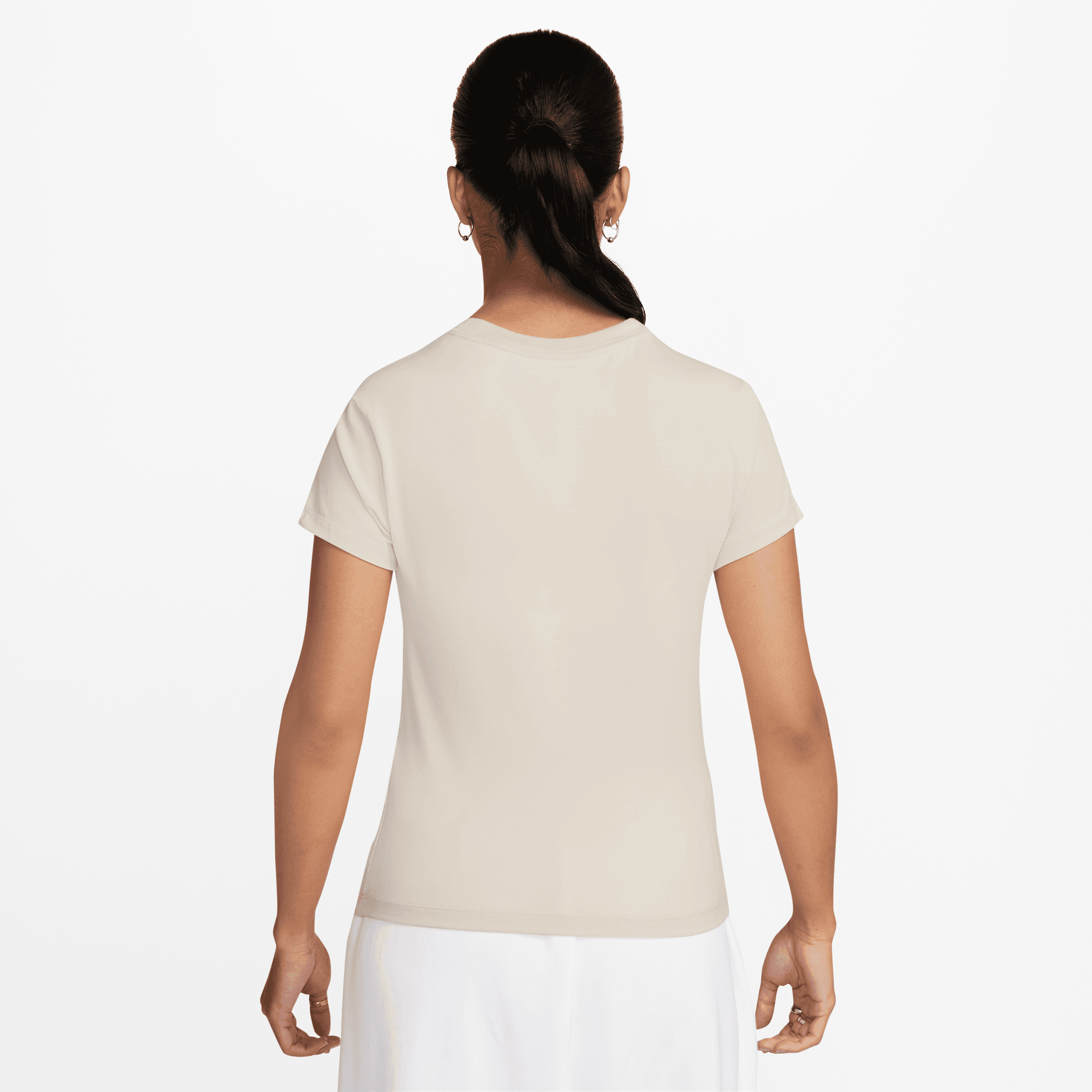 NIKE SPORTSWEAR CHILL KNIT WOMEN'S T-SHIRT LT OREWOOD BRN/LT OREWOOD ...