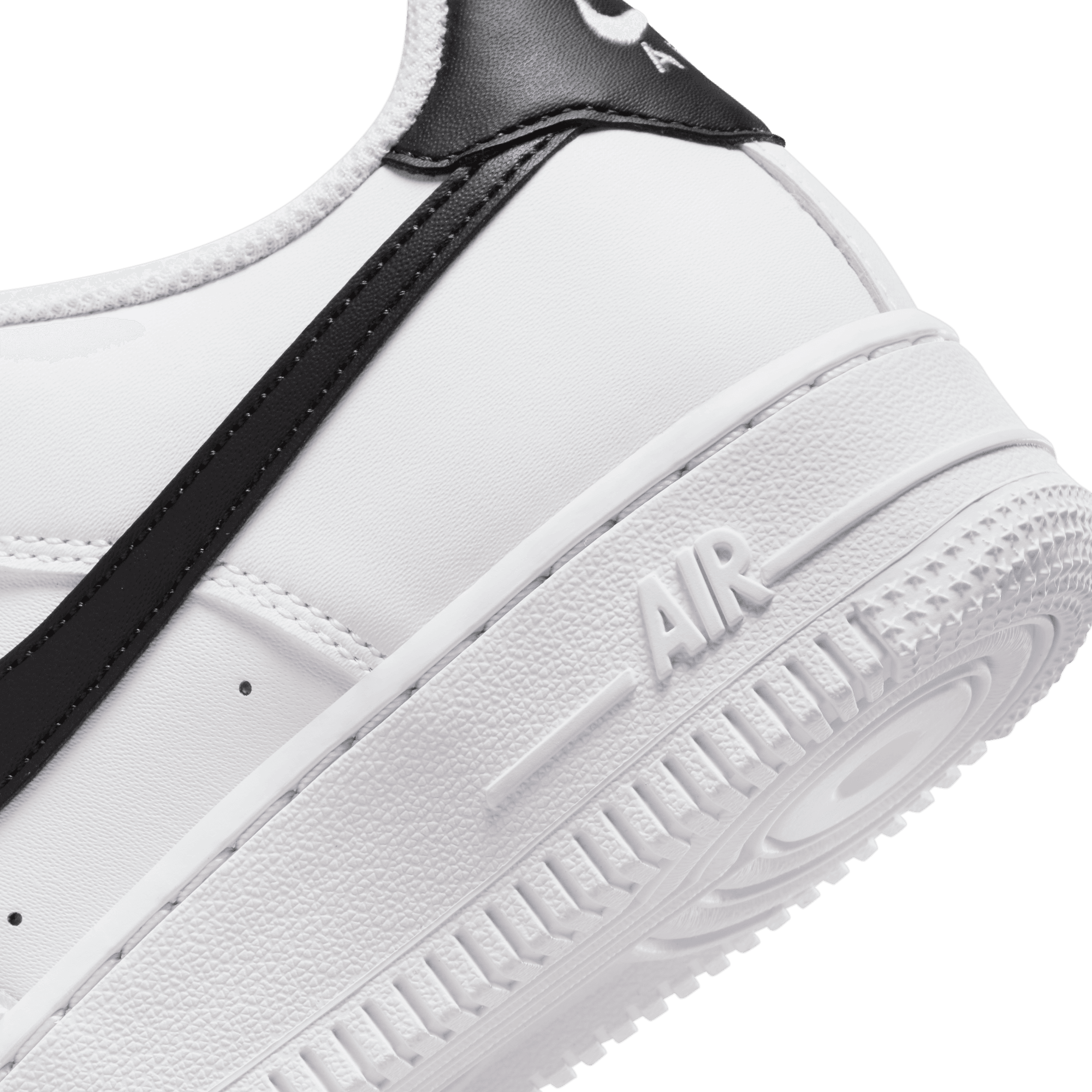 Kids black and white air force 1 discount