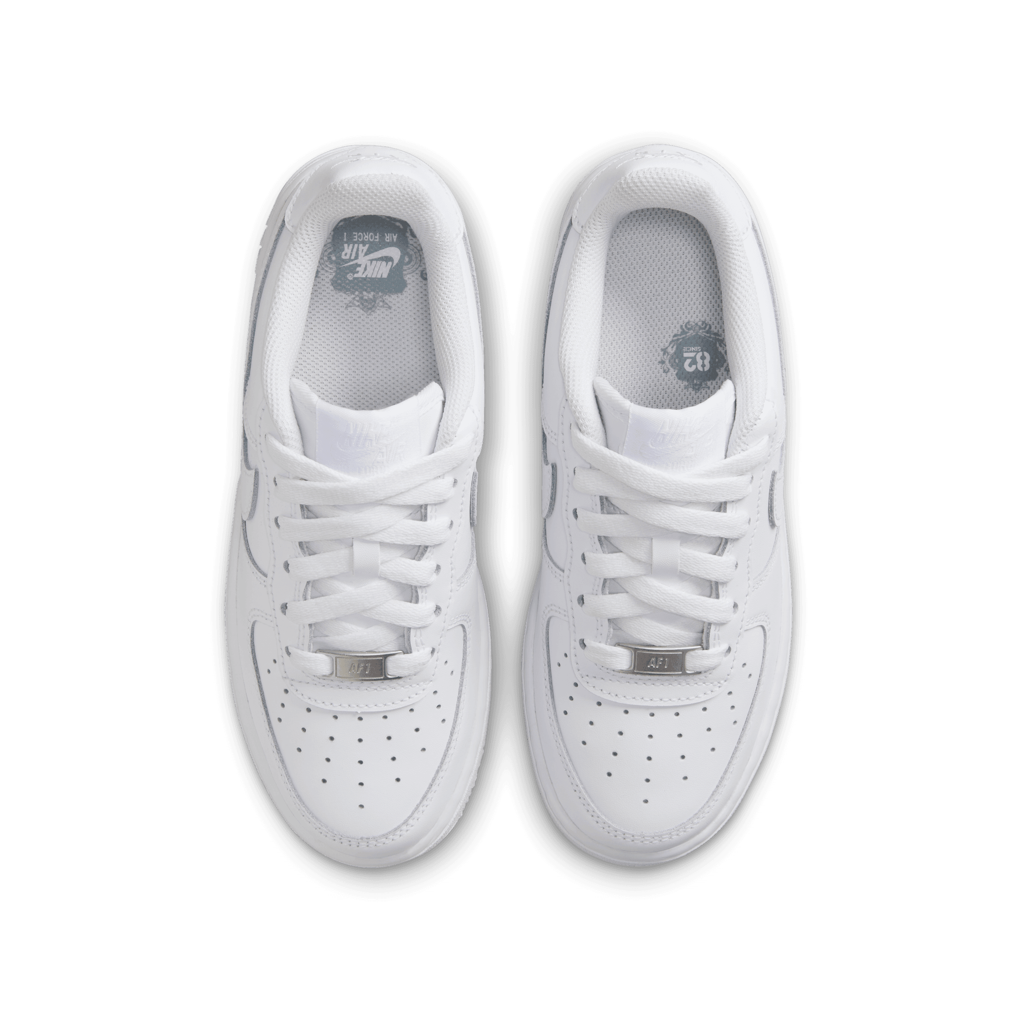 NIKE AIR FORCE 1 LE LITTLE BIG KIDS SHOES WHITE WHITE WHITE WHITE Park Access
