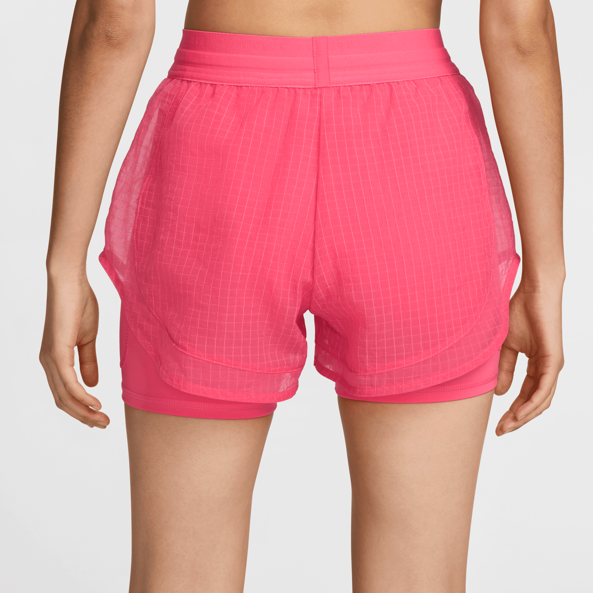 NIKE RUNNING DIVISION WOMEN'S DRI-FIT MID-RISE 3" 2-IN-1 RUNNING SHORTS