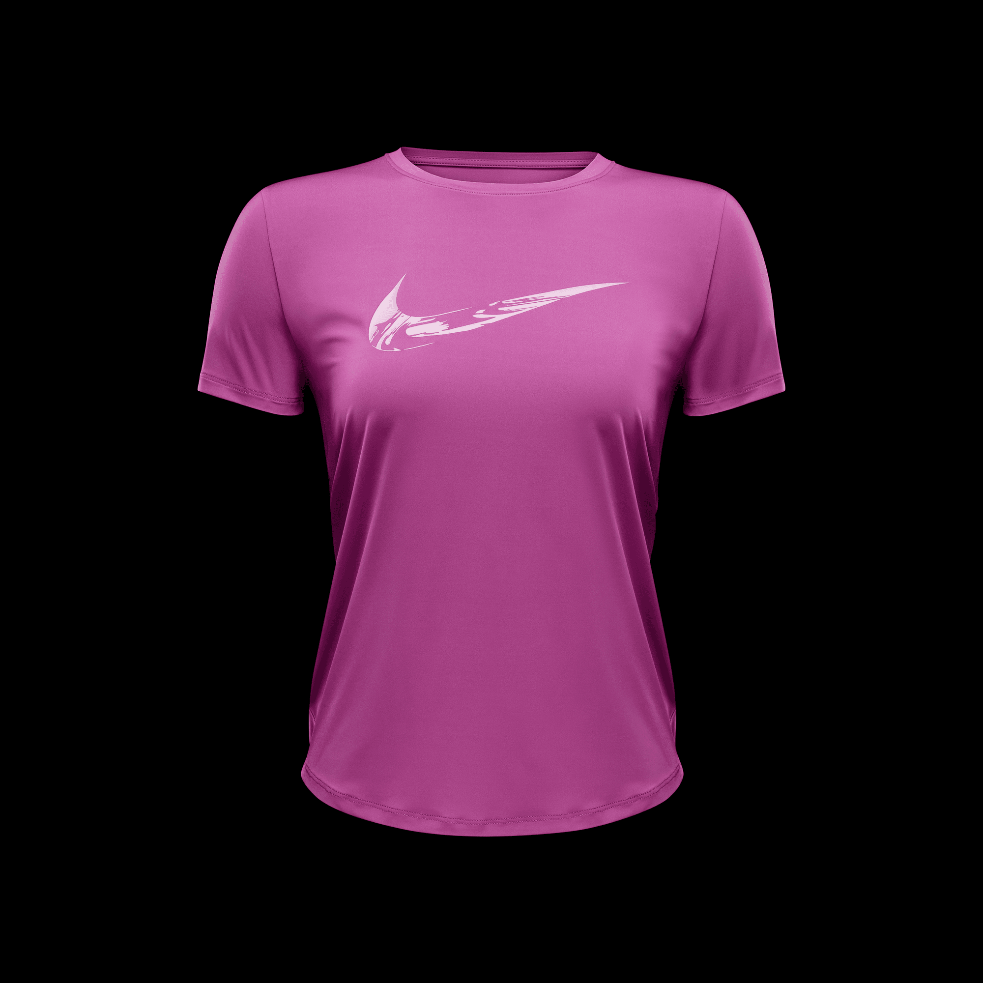 NIKE ONE WOMEN'S DRI-FIT SHORT-SLEEVE GRAPHIC RUNNING TOP