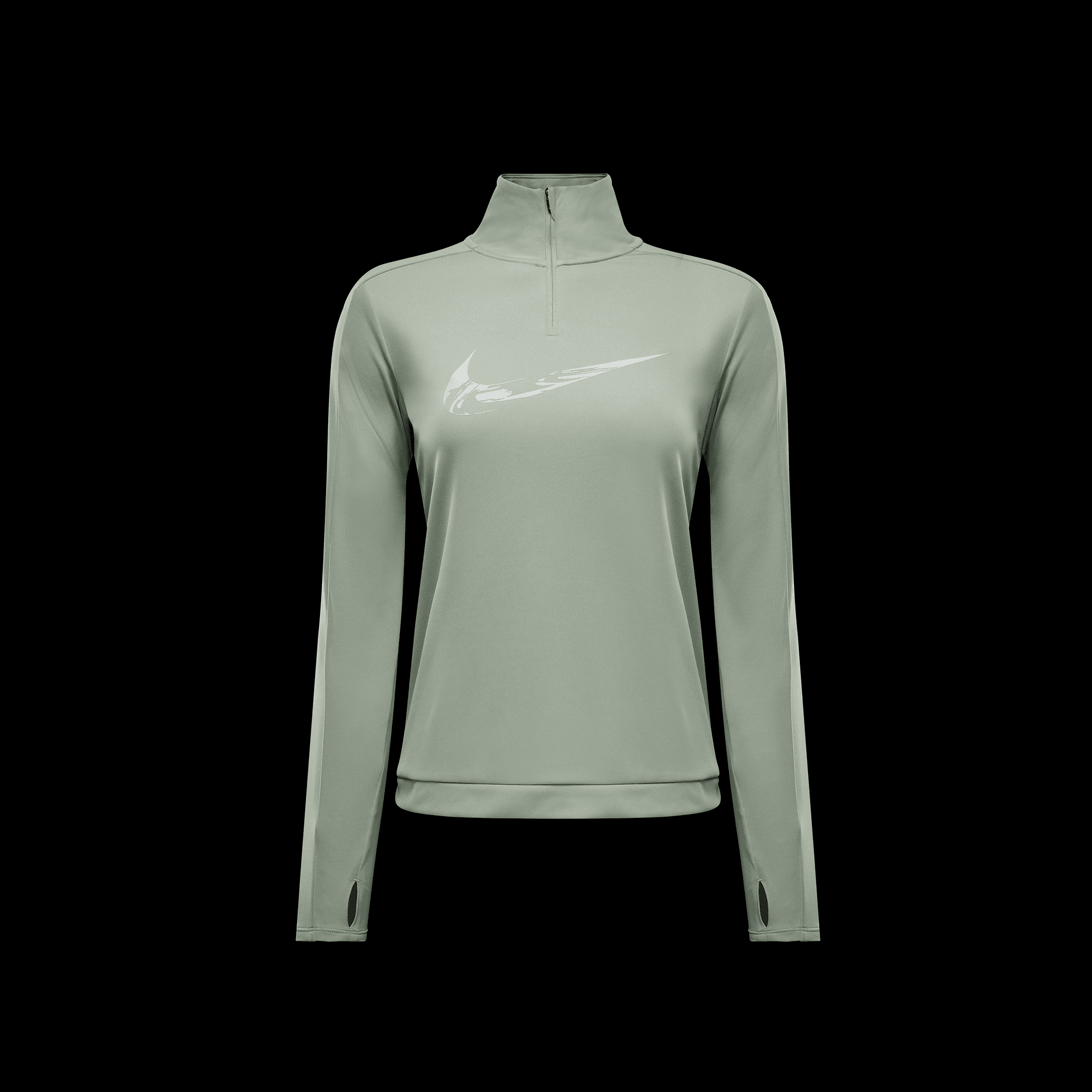 NIKE SWOOSH WOMEN'S DRI-FIT 1/4-ZIP RUNNING MID LAYER