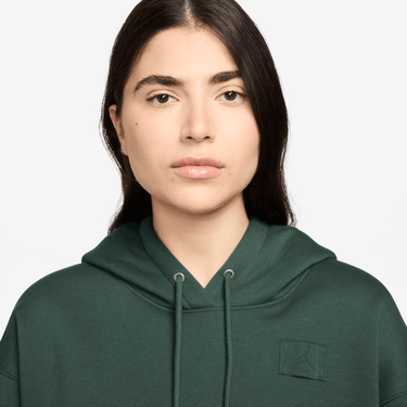 JORDAN FLIGHT FLEECE WOMEN'S SATIN-LINED PULLOVER HOODIE