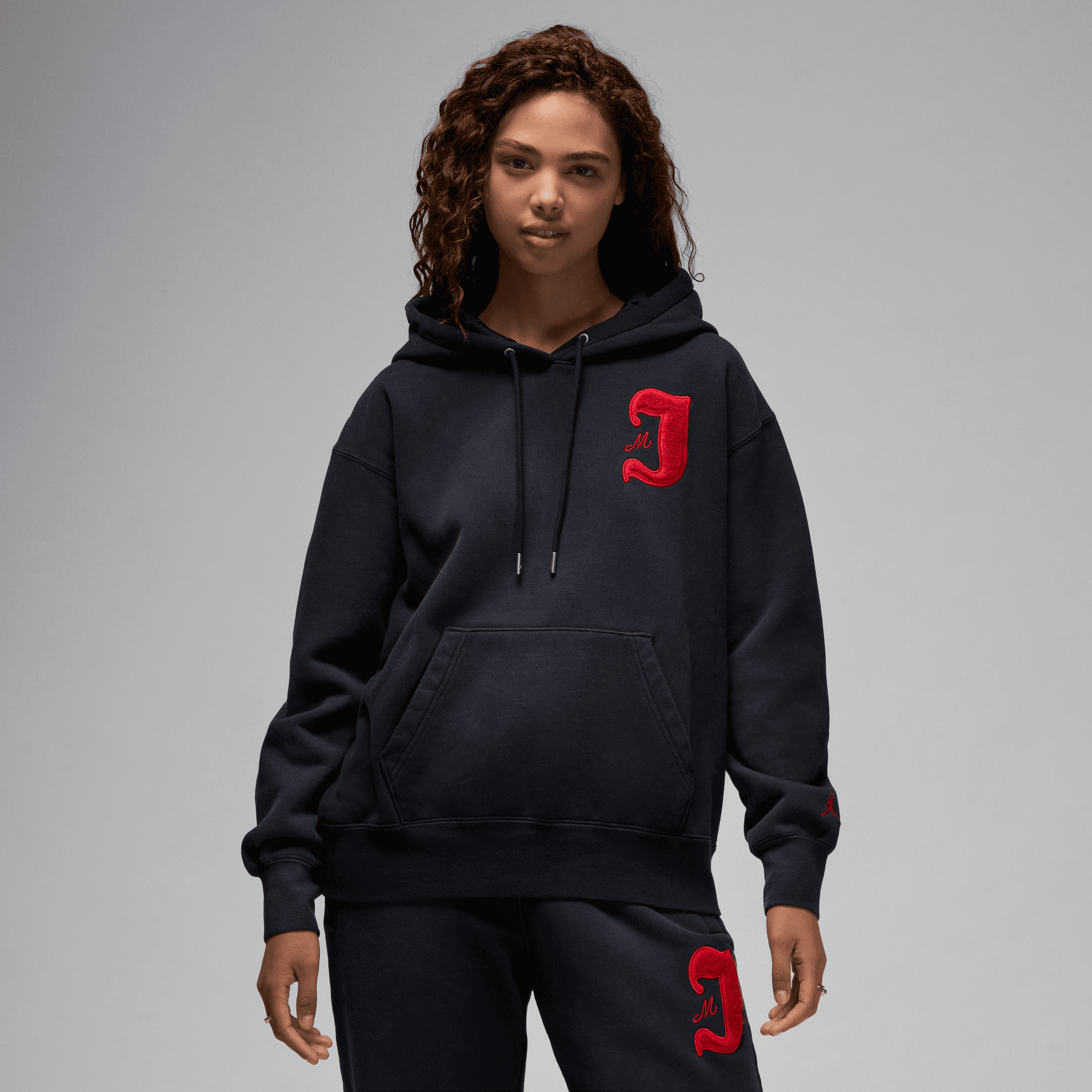 JORDAN FLIGHT FLEECE WOMEN'S SATIN-LINED PULLOVER HOODIE