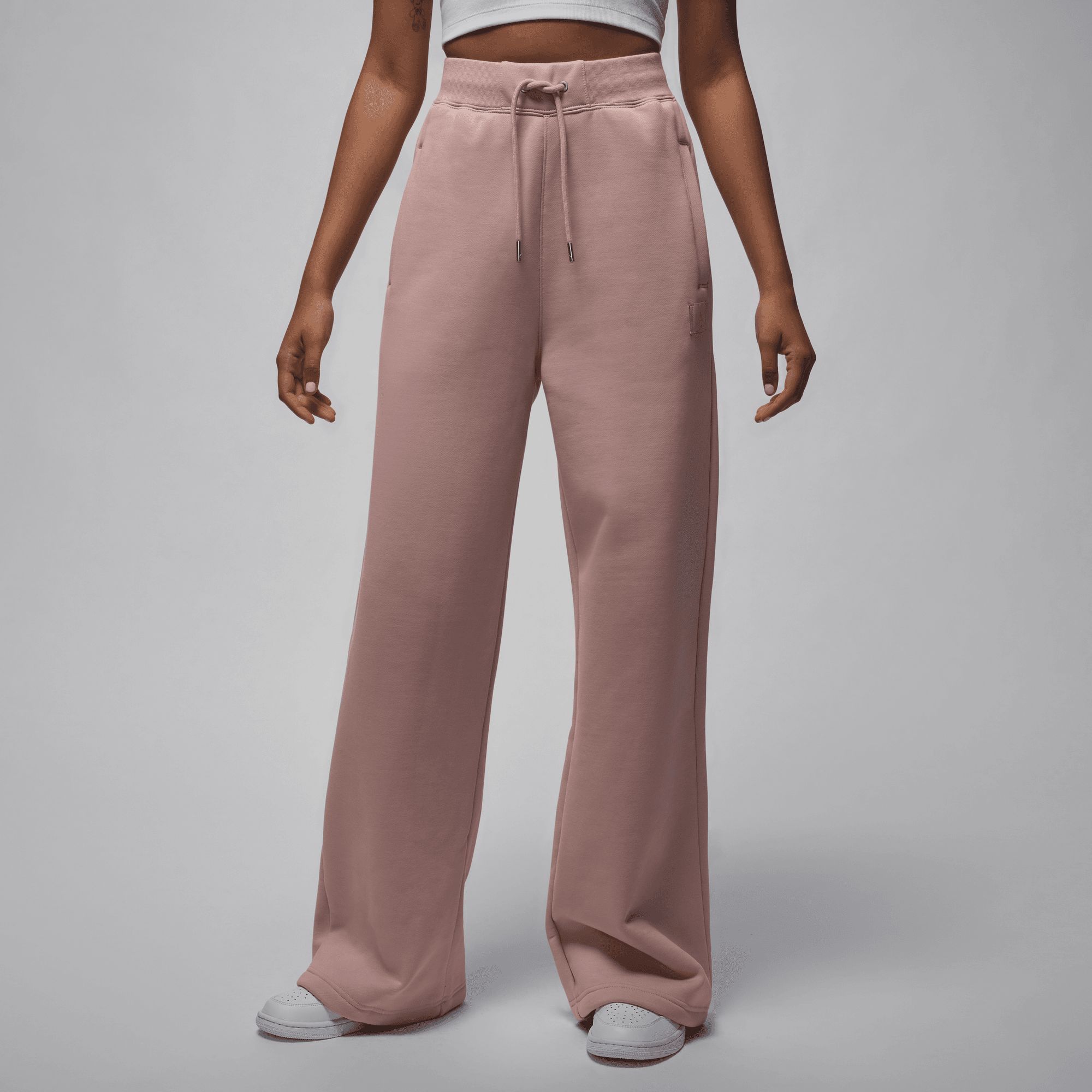 JORDAN FLIGHT FLEECE WOMEN'S OPEN-HEM PANTS