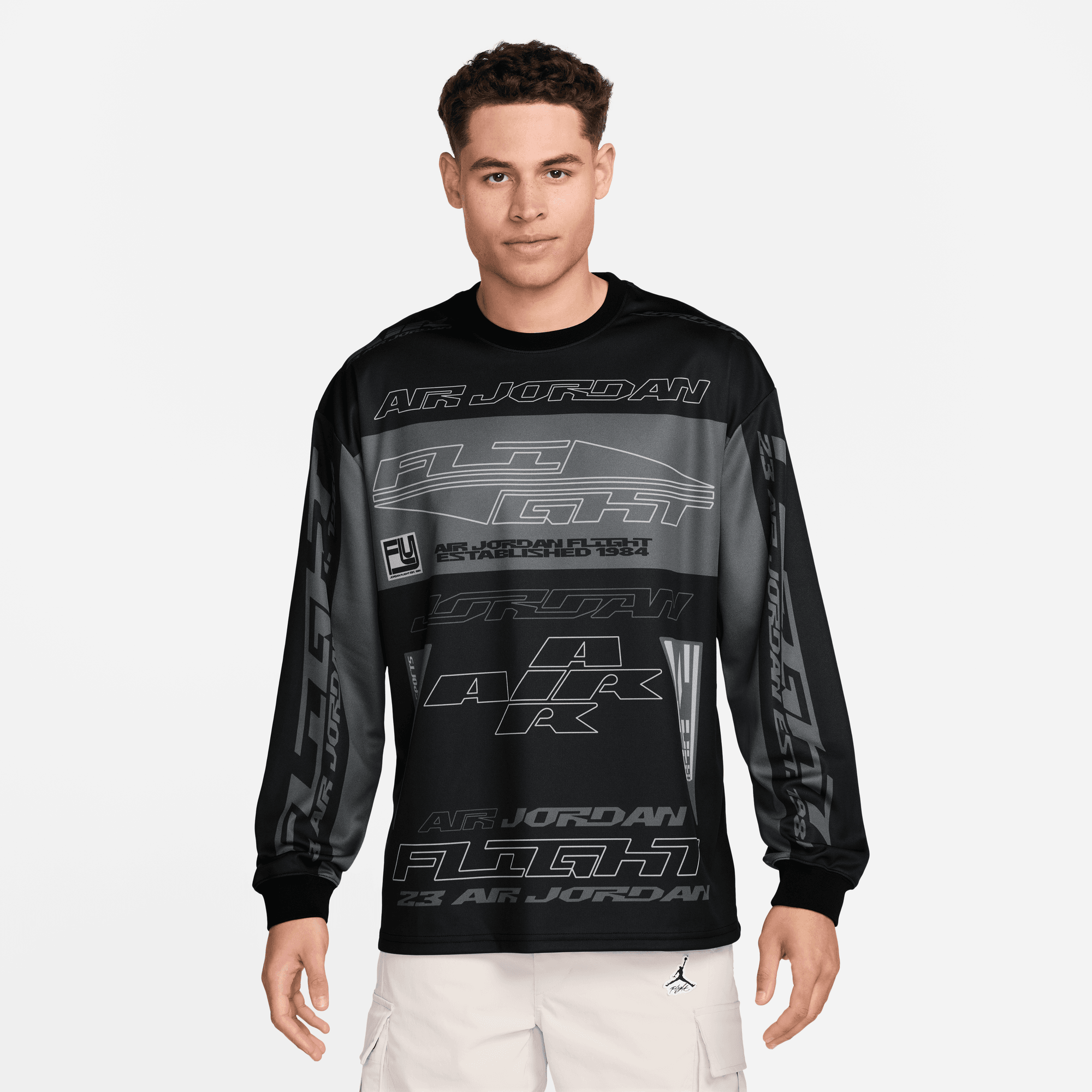 JORDAN MVP UNISEX PRINTED LONG-SLEEVE TOP