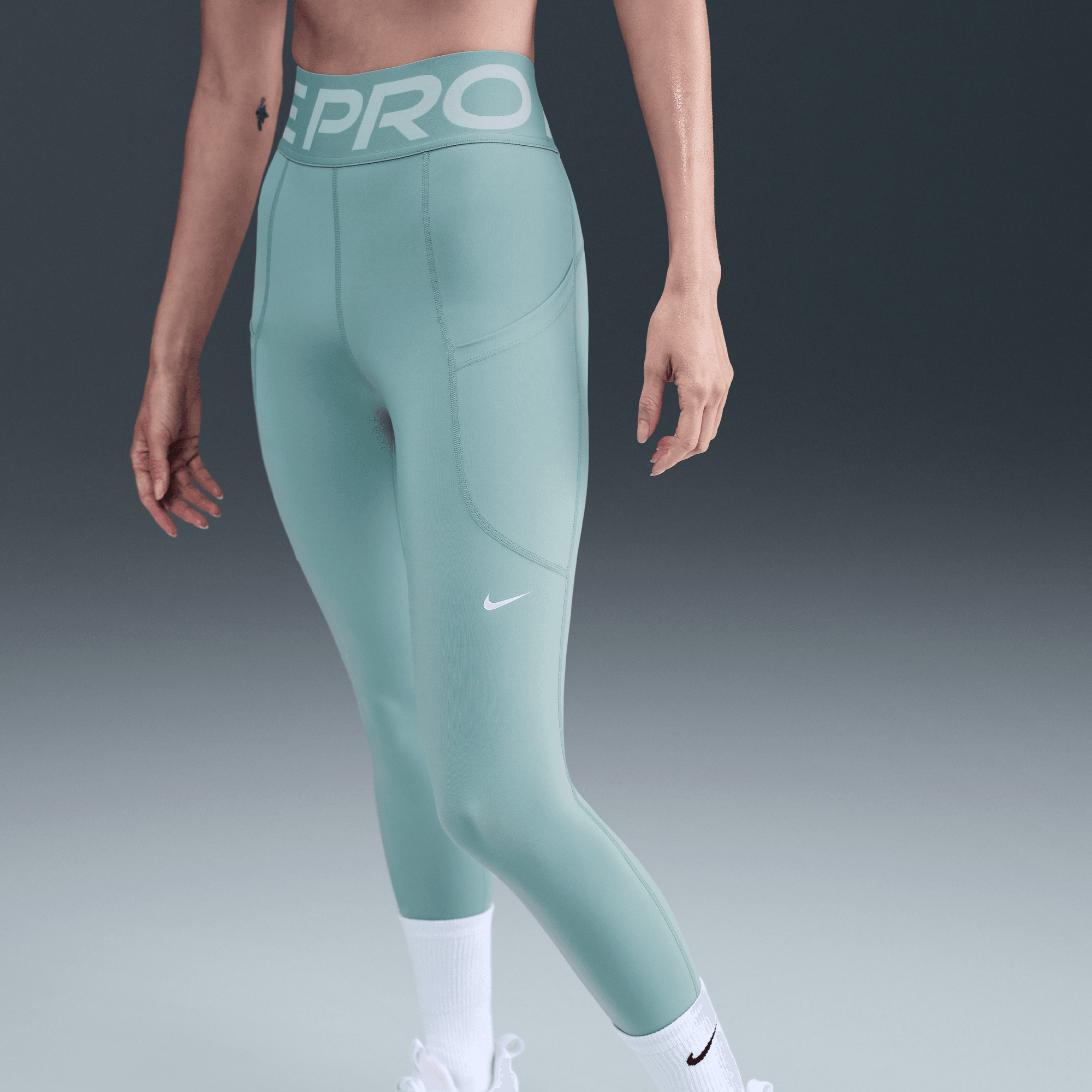 NIKE PRO SCULPT WOMEN'S HIGH-WAISTED 7/8 LEGGINGS WITH POCKETS