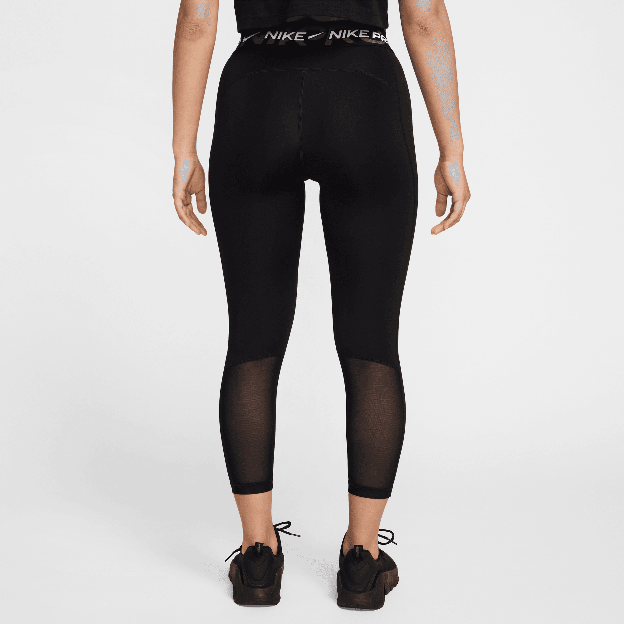 NIKE PRO WOMEN'S MID-RISE 7/8 GRAPHIC LEGGINGS