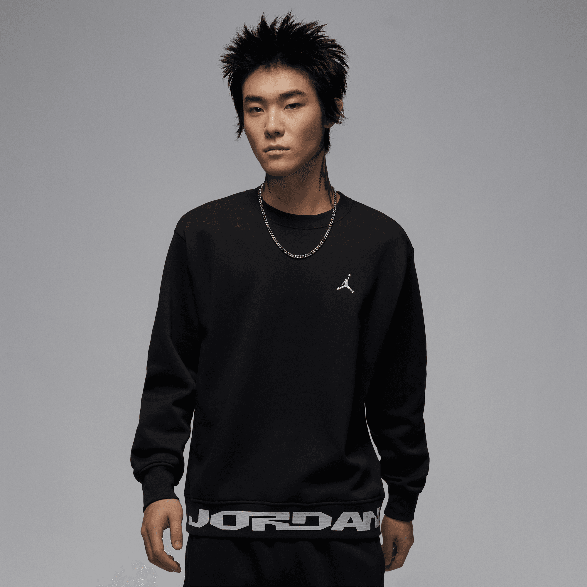 JORDAN MVP MEN'S FLEECE CREW-NECK SWEATSHIRT