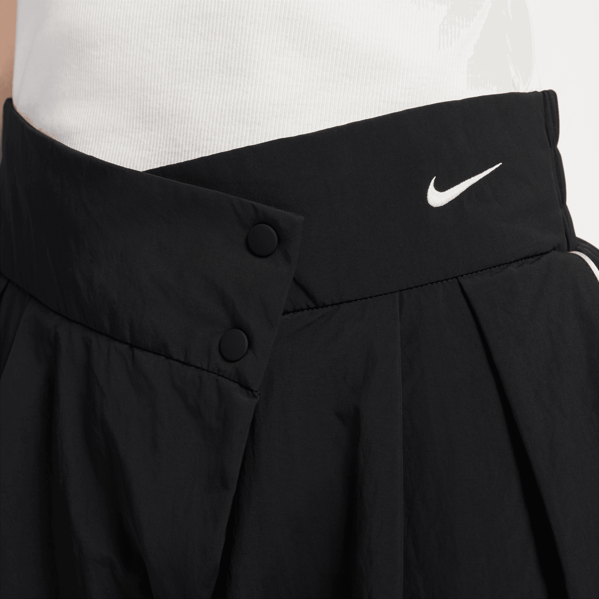 NIKE SPORTSWEAR COLLECTION WOMEN'S MID-RISE REPEL ASYMMETRICAL-WAIST TROUSERS