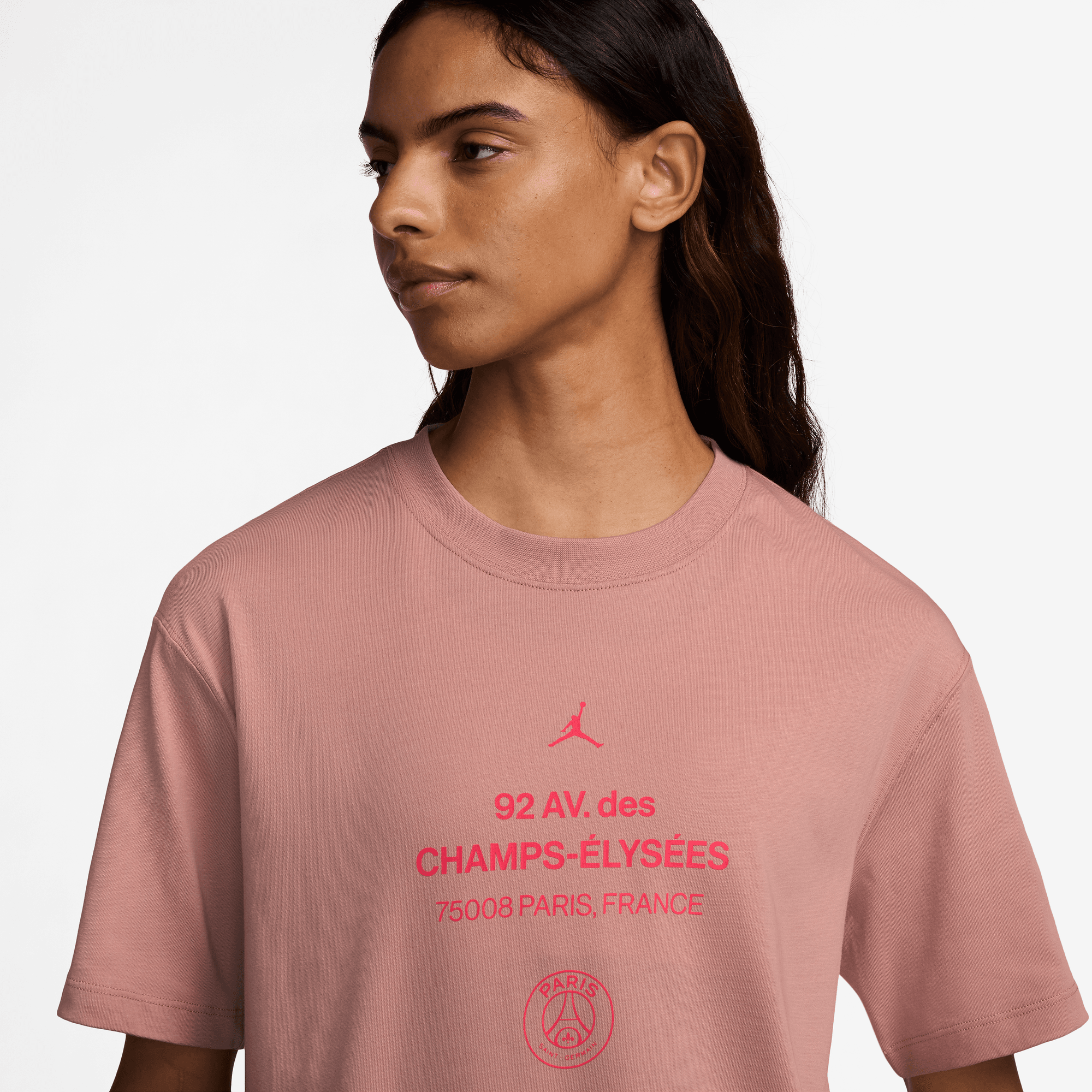 Rust pink shirt womens on sale