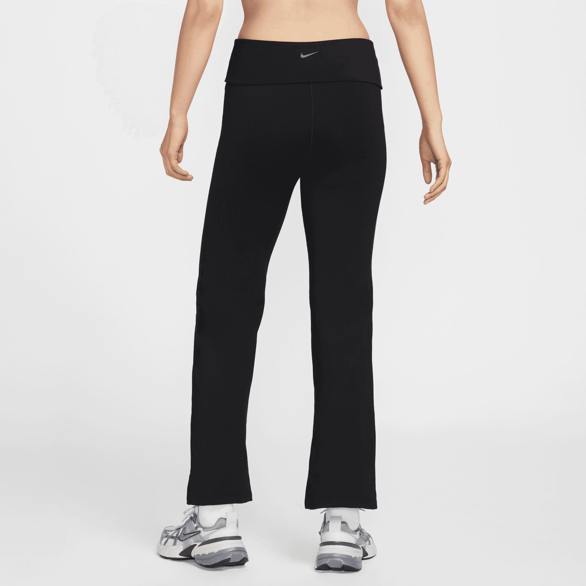 NIKE ONE WOMEN'S DRI-FIT HIGH-WAISTED FOLD-OVER PANTS