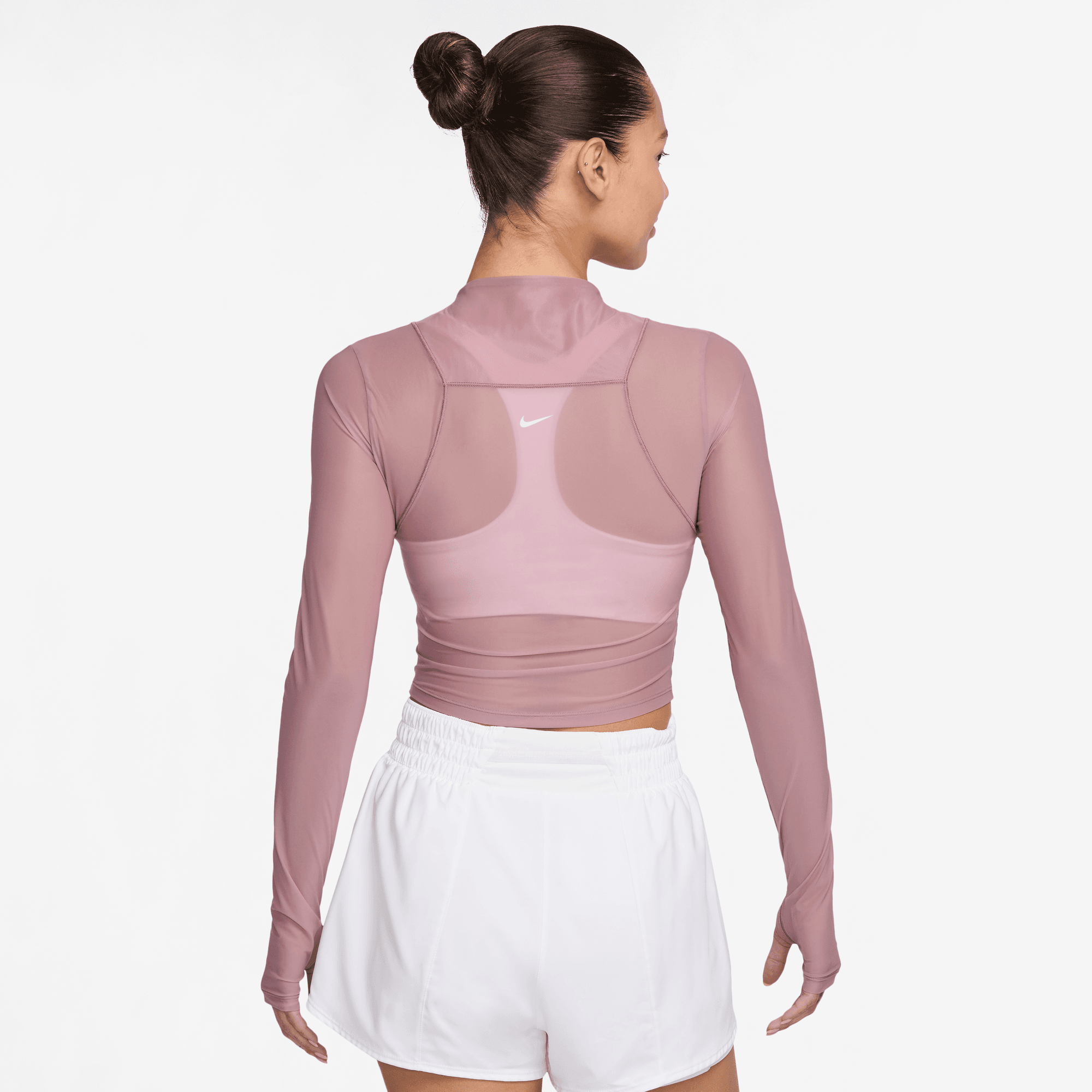 Nike sheer top sales