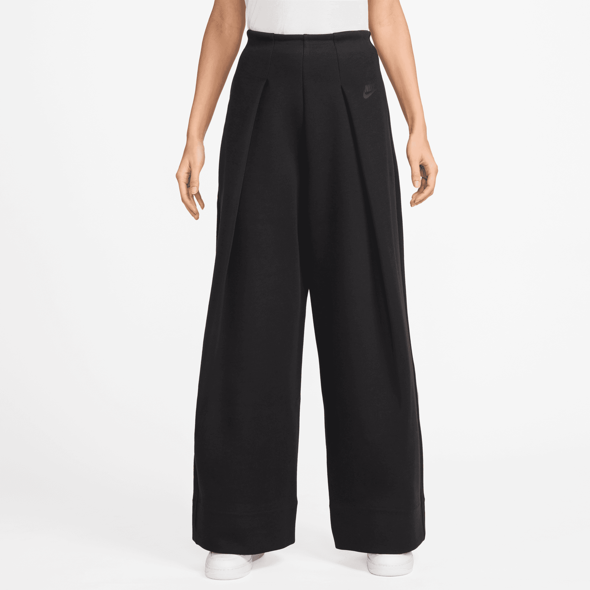 NIKE SPORTSWEAR TECH FLEECE WOMEN'S HIGH-WAISTED PLEATED PANTS