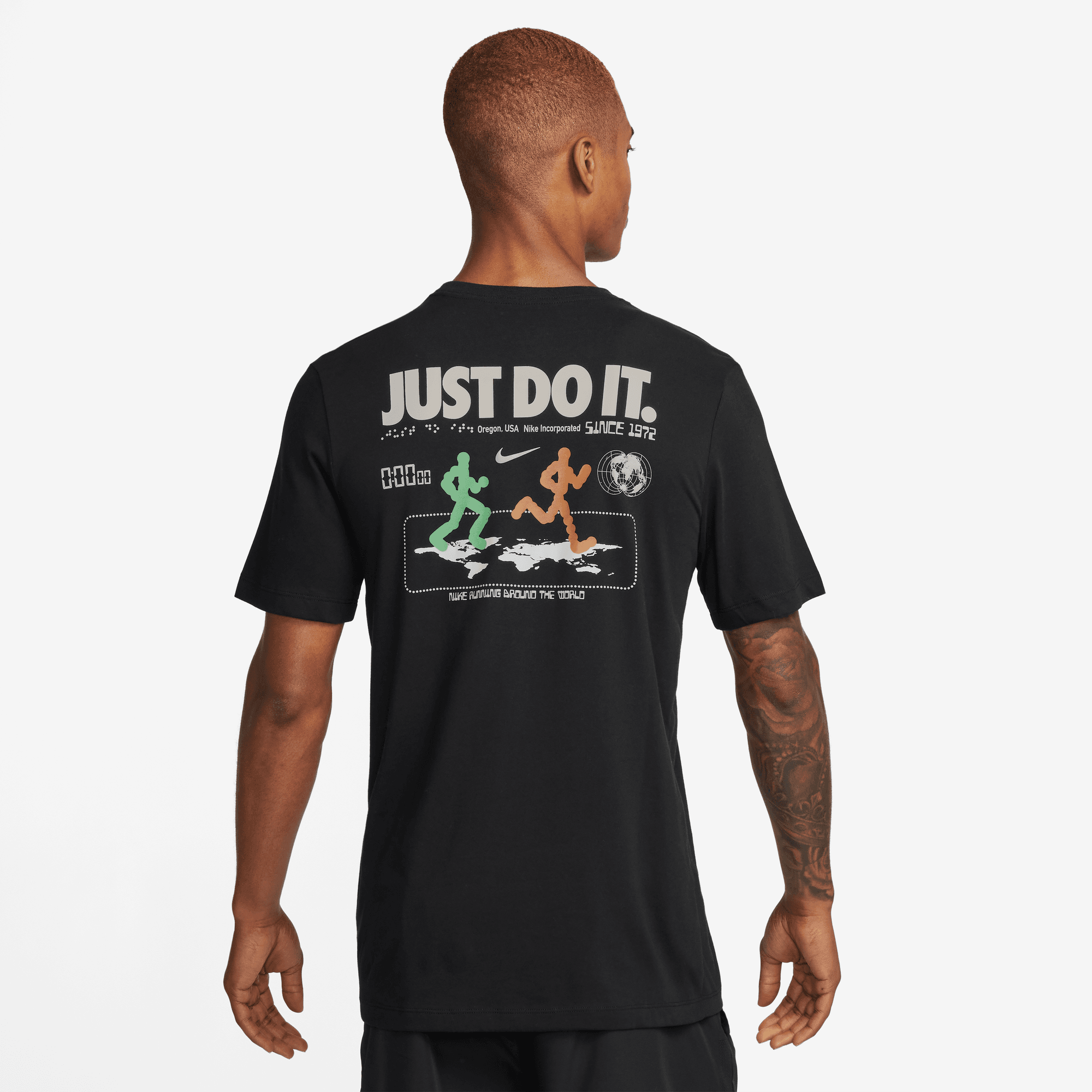 NIKE MENS DRI-FIT RUNNING T-SHIRT