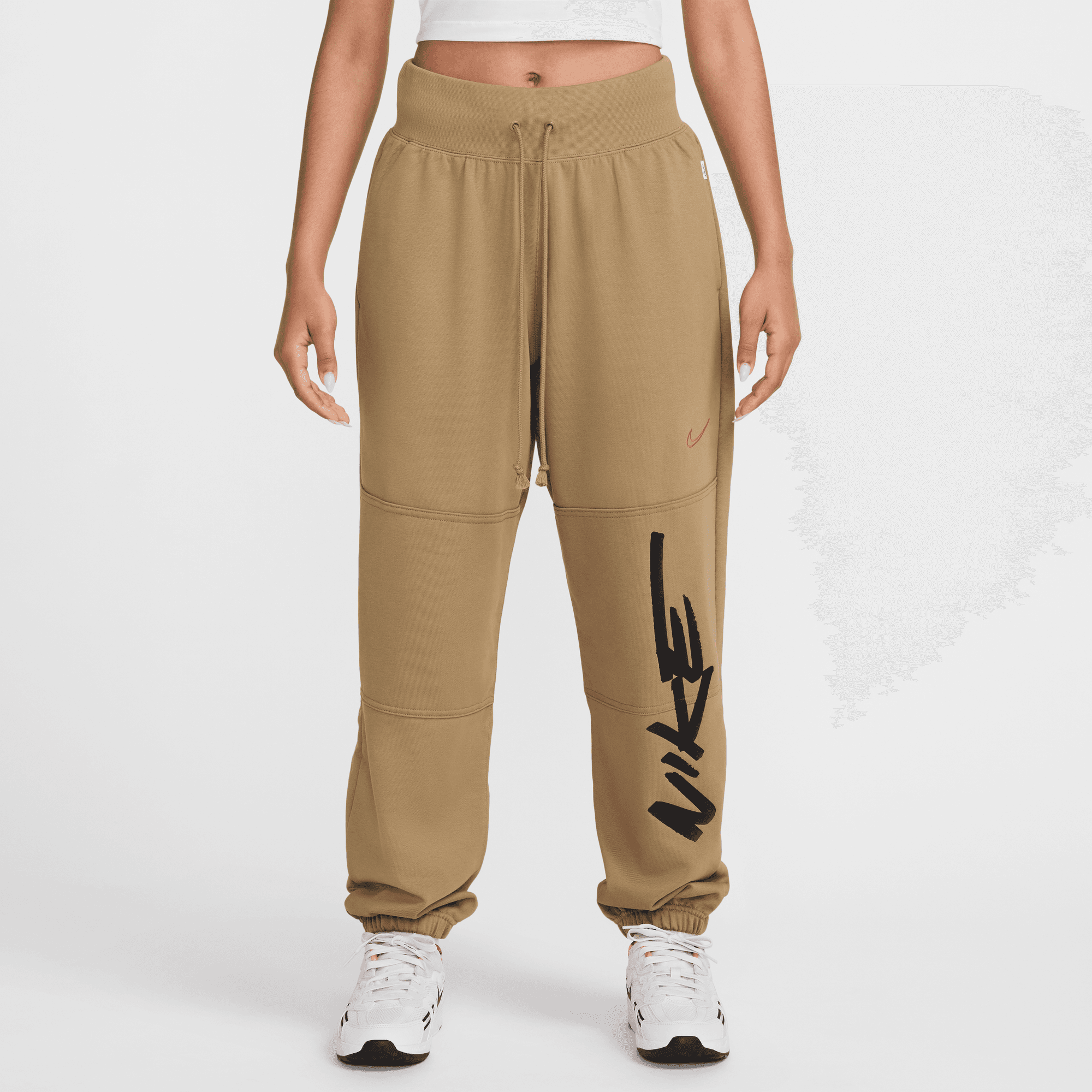 NIKE SPORTSWEAR BREAKING WOMEN'S MID-RISE OVERSIZED FRENCH TERRY PANTS