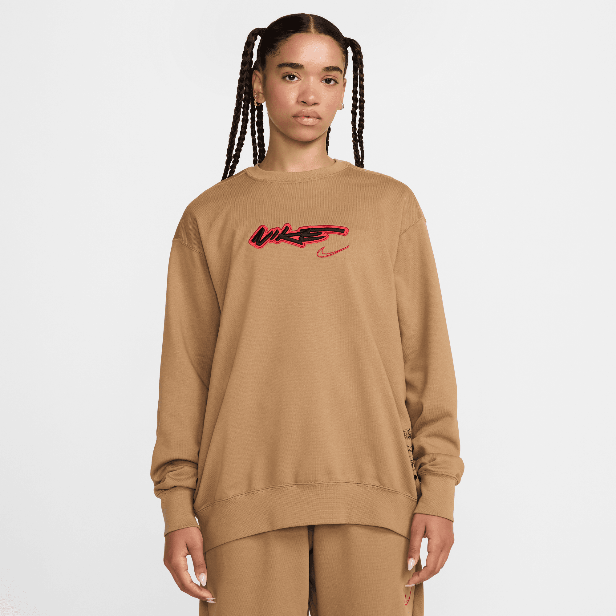 NIKE SPORTSWEAR BREAKING WOMEN'S LOOSE FRENCH TERRY TOP