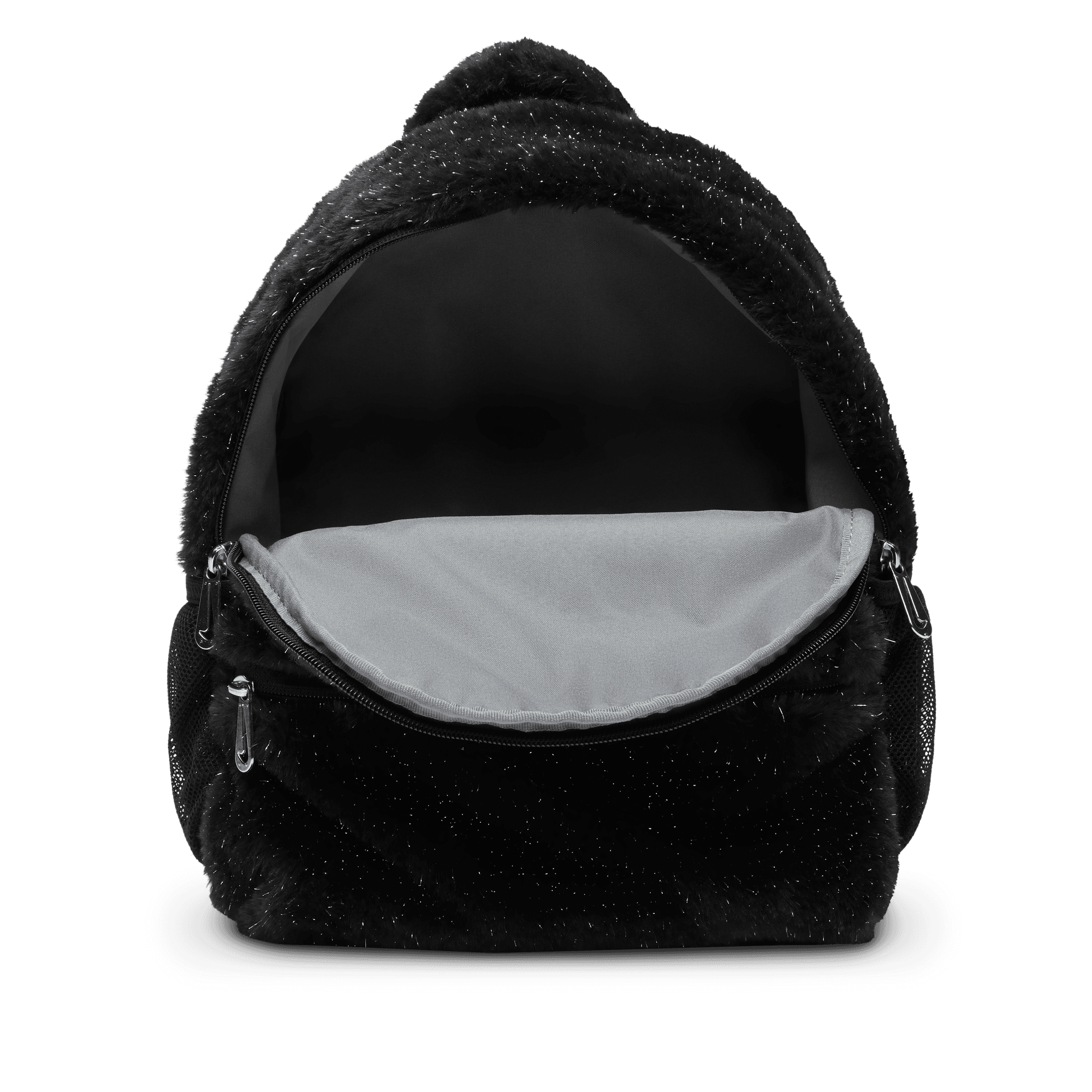 NIKE BIG KIDS' FAUX FUR BACKPACK (11 L)