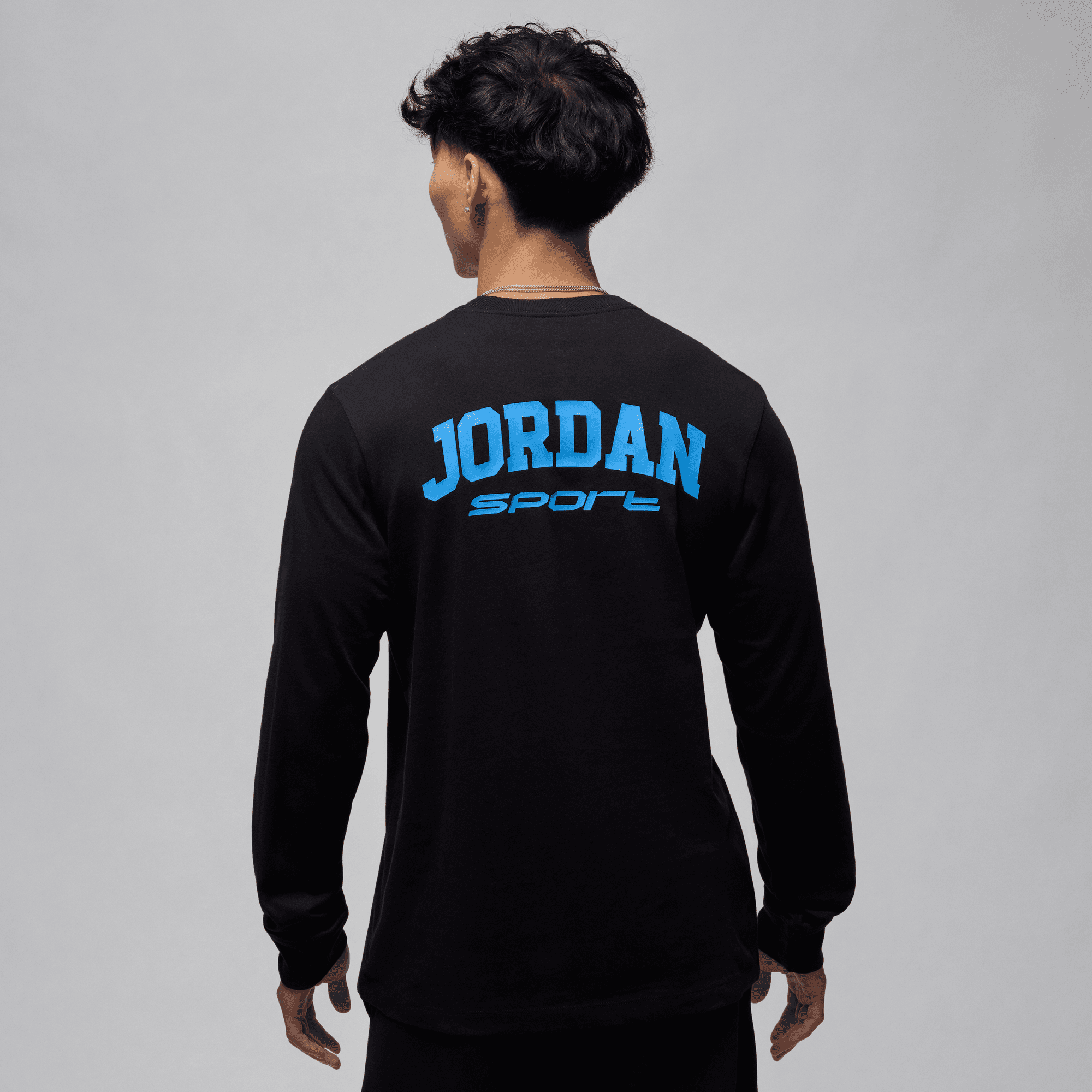 Black long sleeve jordan shirt sales