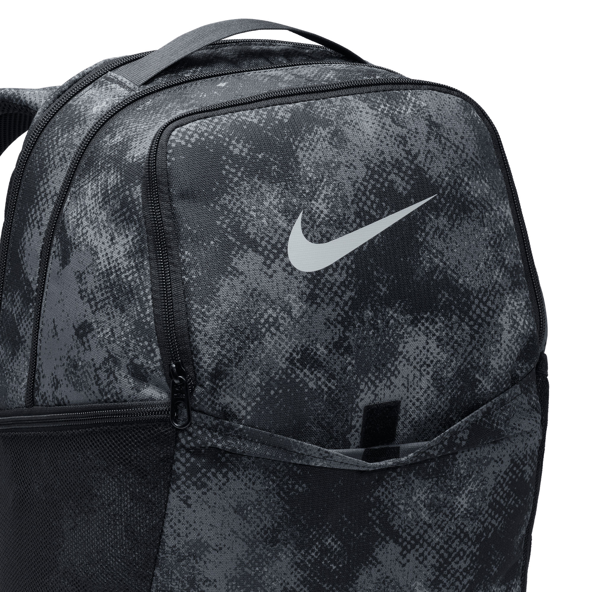 NIKE BRASILIA BACKPACK MEDIUM 24L IRON GREY BLACK LT SMOKE GREY Park Access