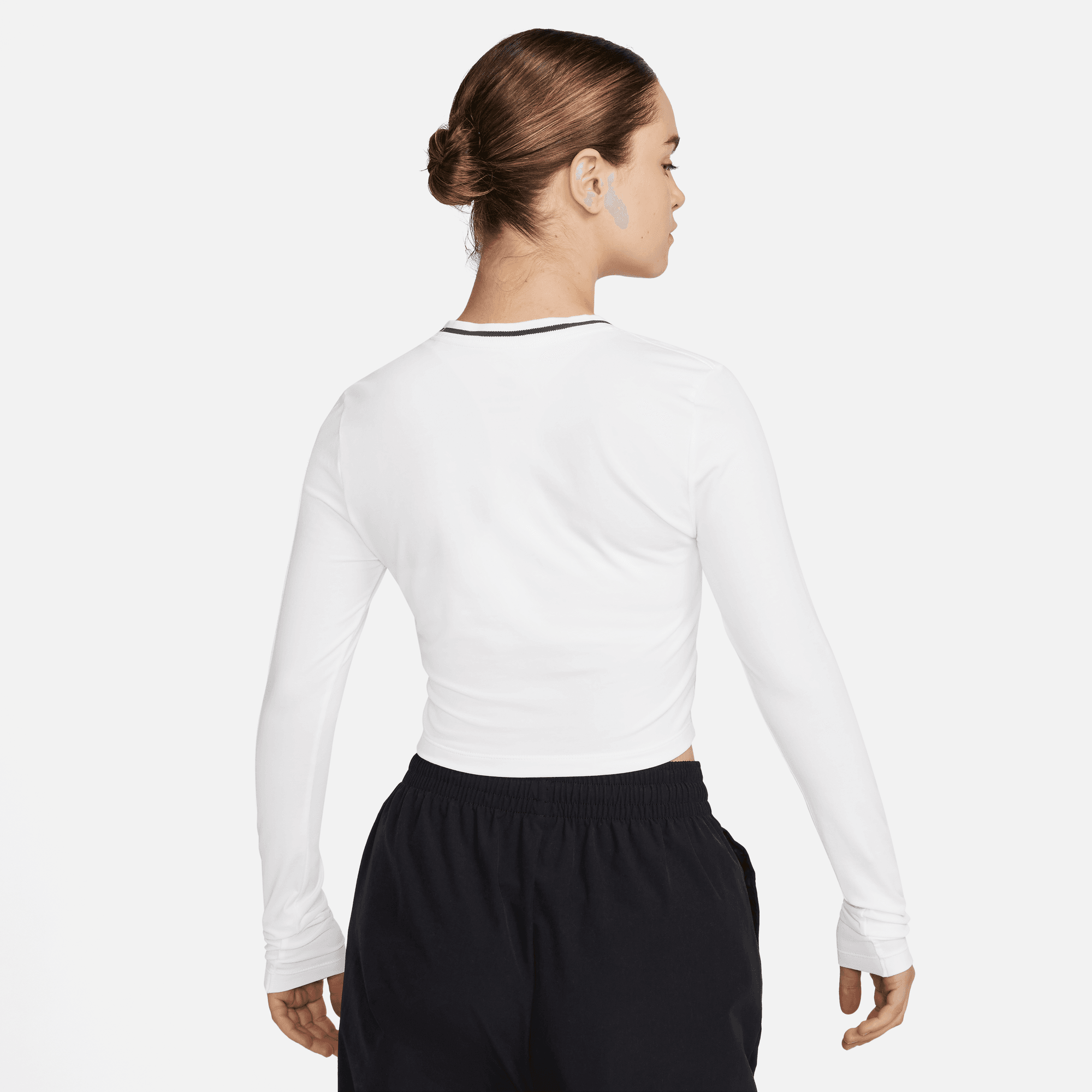 AS WOMEN'S NSW LS SLIM CROP TEE OC