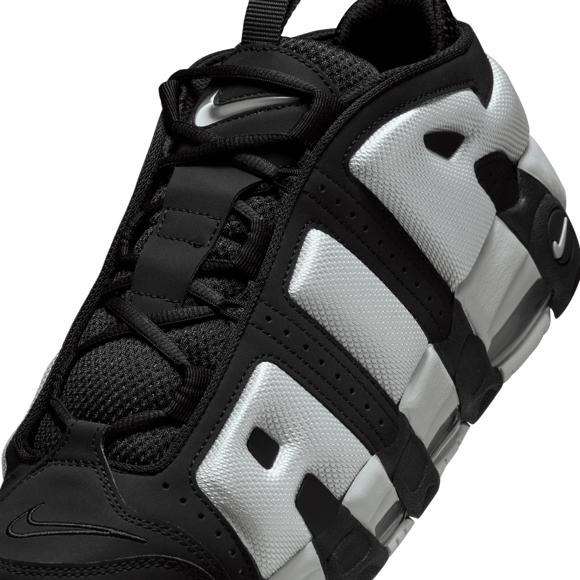 NIKE AIR MORE UPTEMPO LOW MEN S SHOES BLACK PHOTON DUST METALLIC SILVER Park Access
