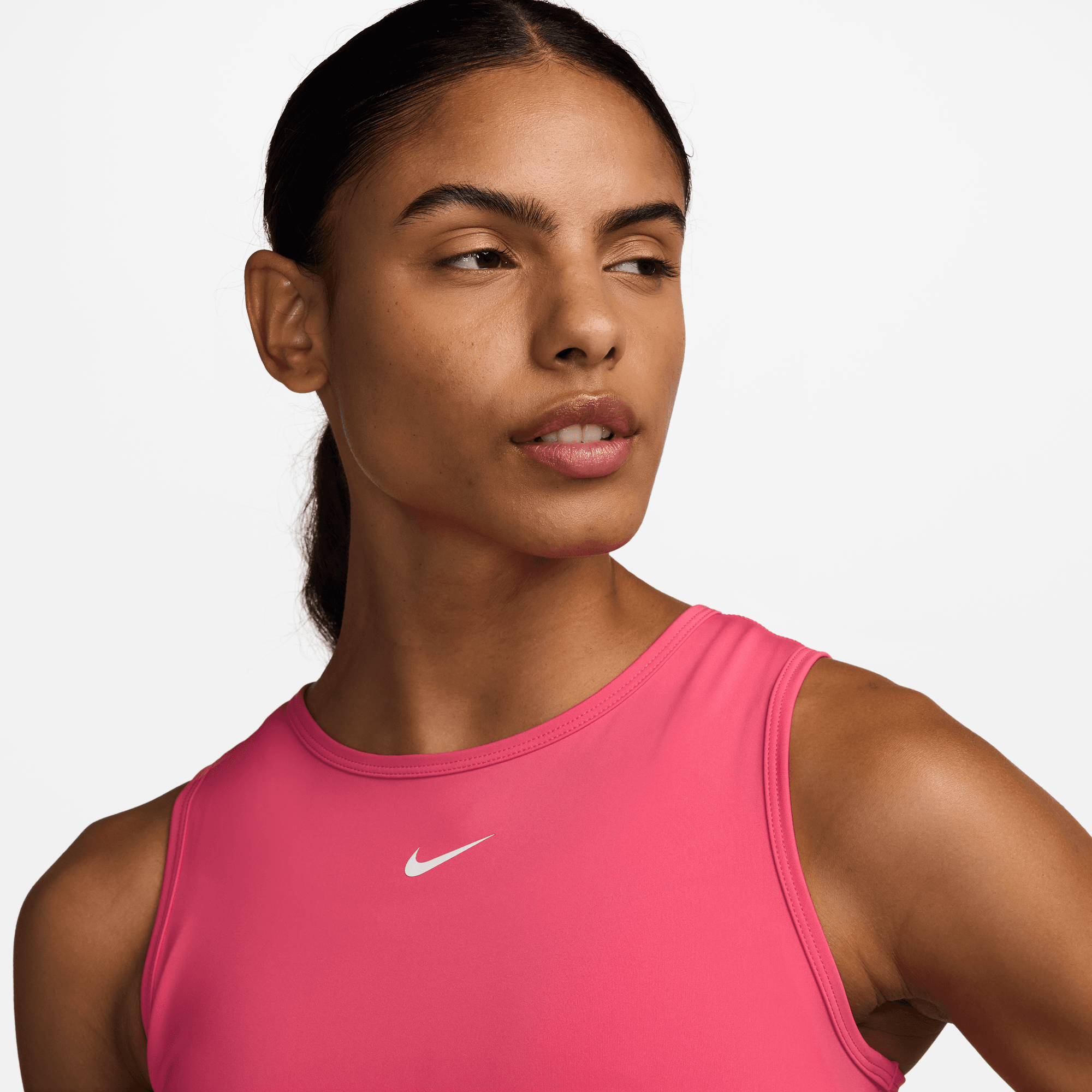 NIKE PRO WOMEN'S DRI-FIT CROPPED TANK TOP