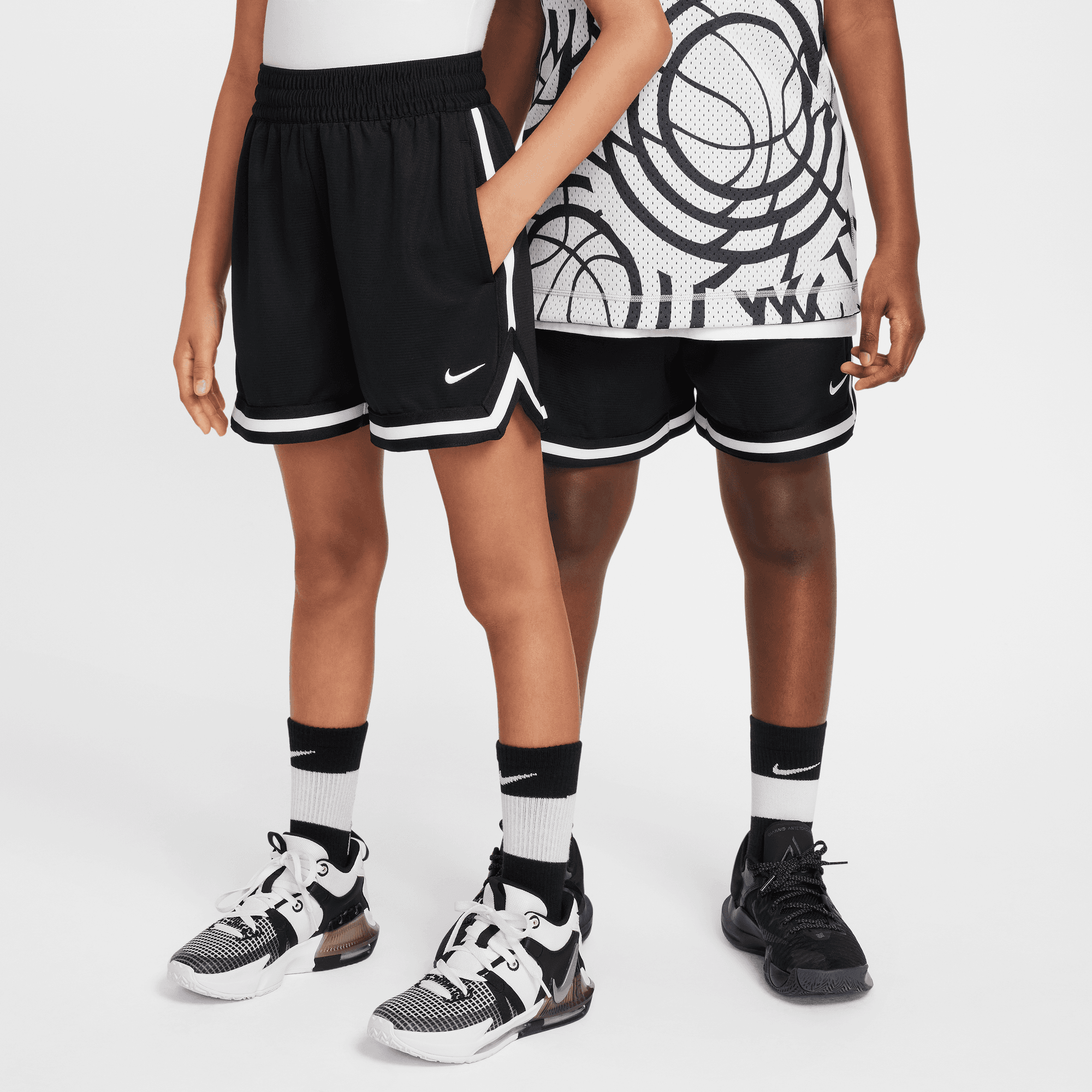 NIKE DNA BIG KIDS' 5" BASKETBALL SHORTS