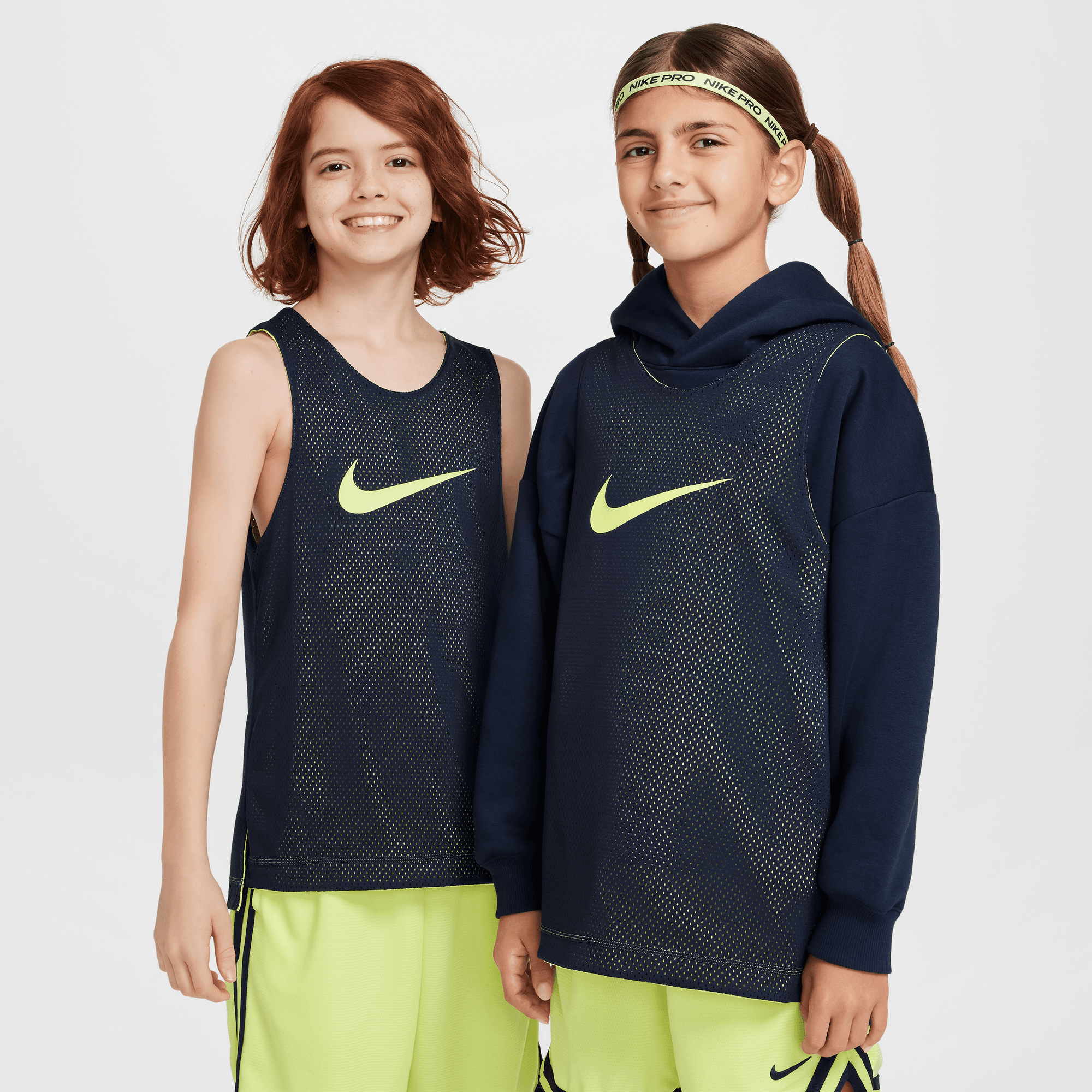 NIKE BIG KIDS' DRI-FIT REVERSIBLE JERSEY