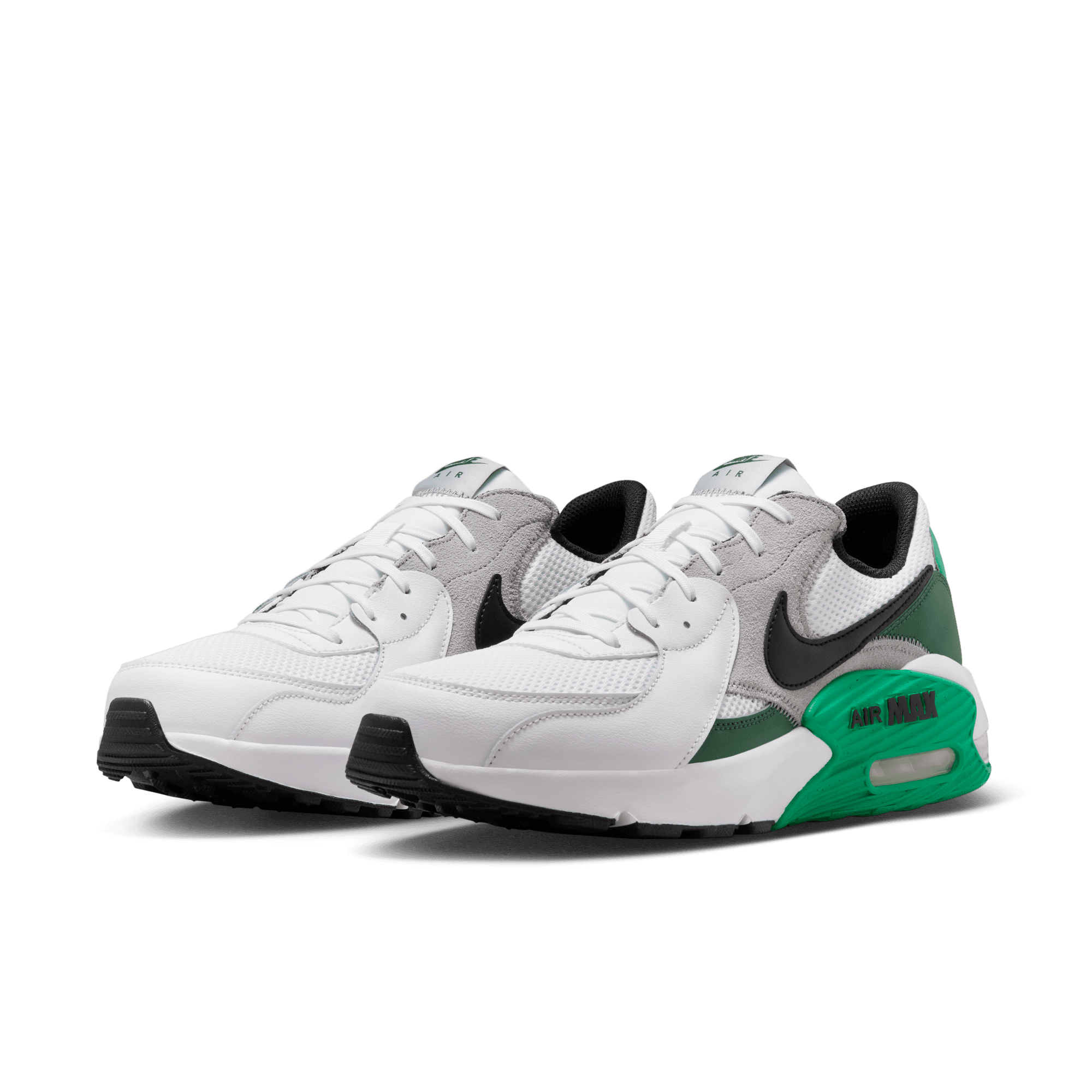 NIKE AIR MAX EXCEE MEN'S SHOES SUMMIT WHITE/BLACK-STADIUM GREEN