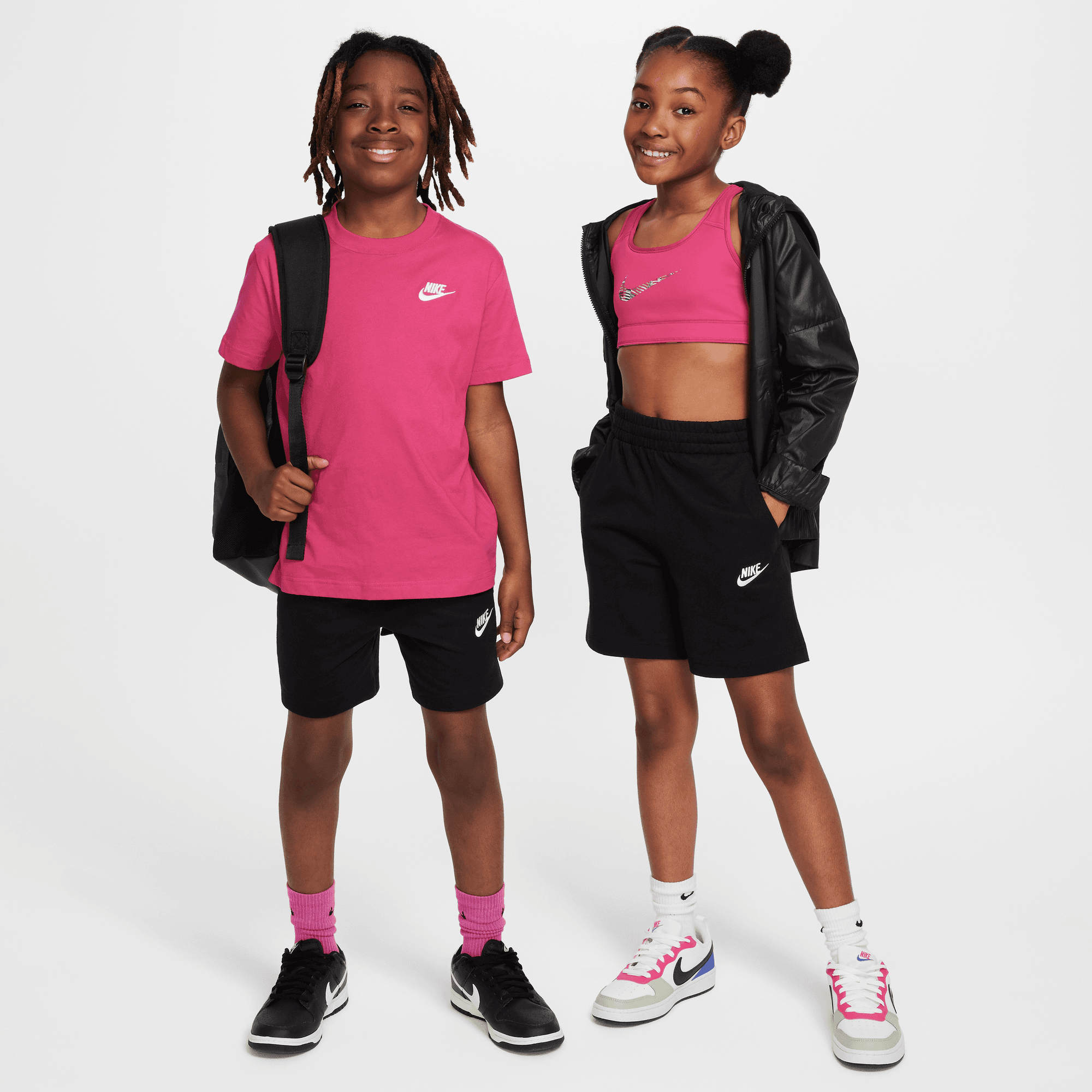 NIKE SPORTSWEAR CLUB BIG KIDS' 6" KNIT SHORTS