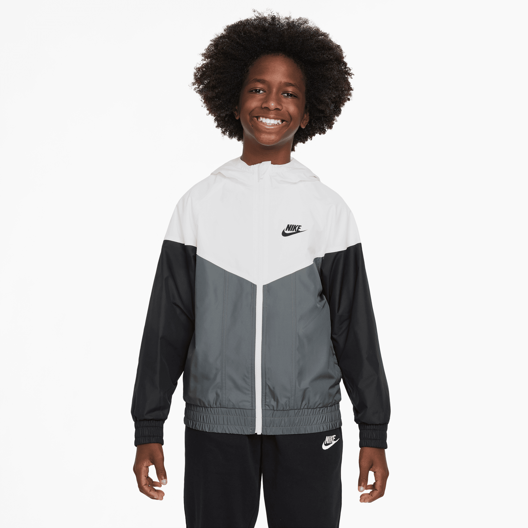 NIKE SPORTSWEAR WINDRUNNER BIG KIDS' HOODED REPEL JACKET