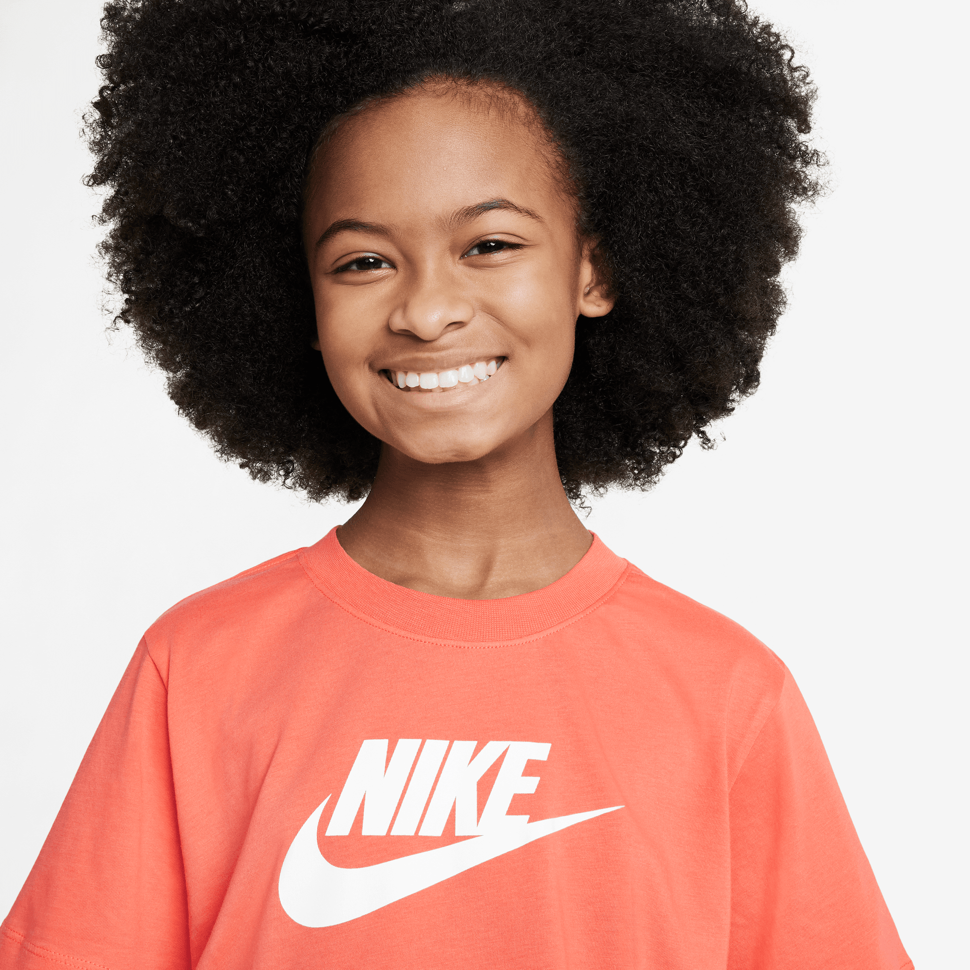 NIKE SPORTSWEAR BIG KIDS' (GIRLS') CROPPED T-SH IRT