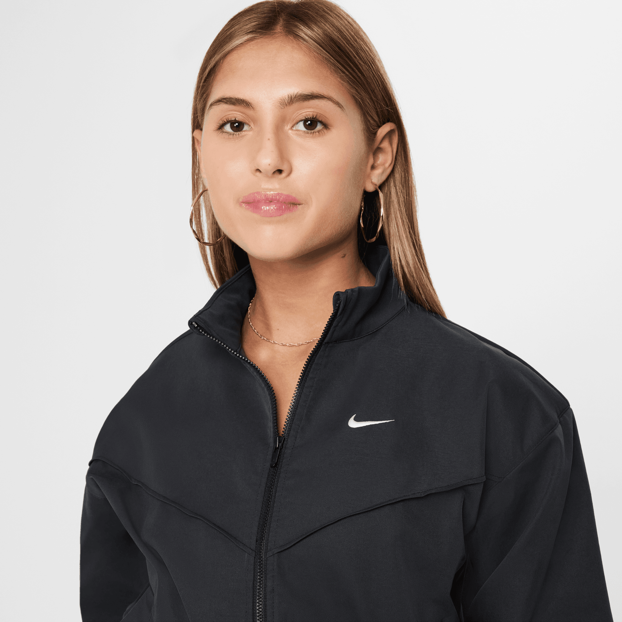 NIKE SPORTSWEAR GIRLS' OVERSIZED LIGHTWEIGHT JACKET