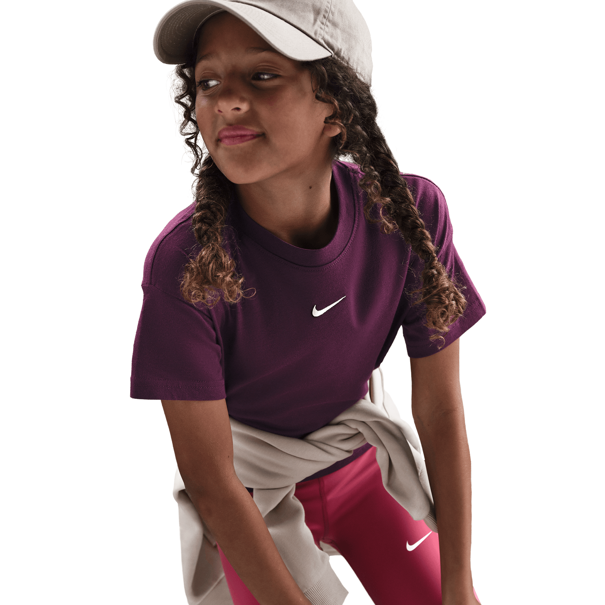 NIKE LFS ESSENTIAL BIG KIDS' (GIRLS') T-SHIRT