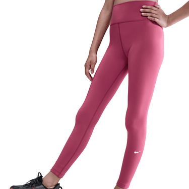 NIKE ONE BIG KIDS' (GIRLS') DRI-FIT HIGH-WAISTED LEGGINGS