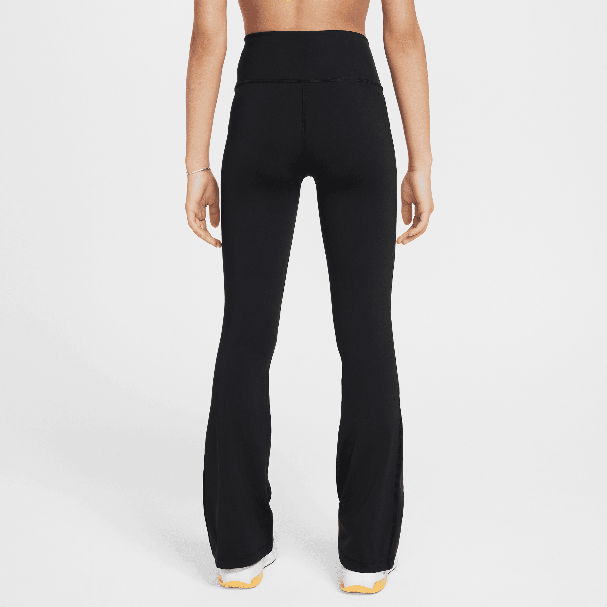 NIKE ONE GIRLS' DRI-FIT FLARED LEGGINGS