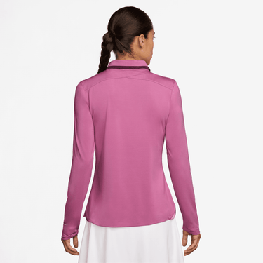 NIKE TOUR WOMEN'S DRI-FIT UV PROTECTION LONG-SLEEVE GOLF POLO
