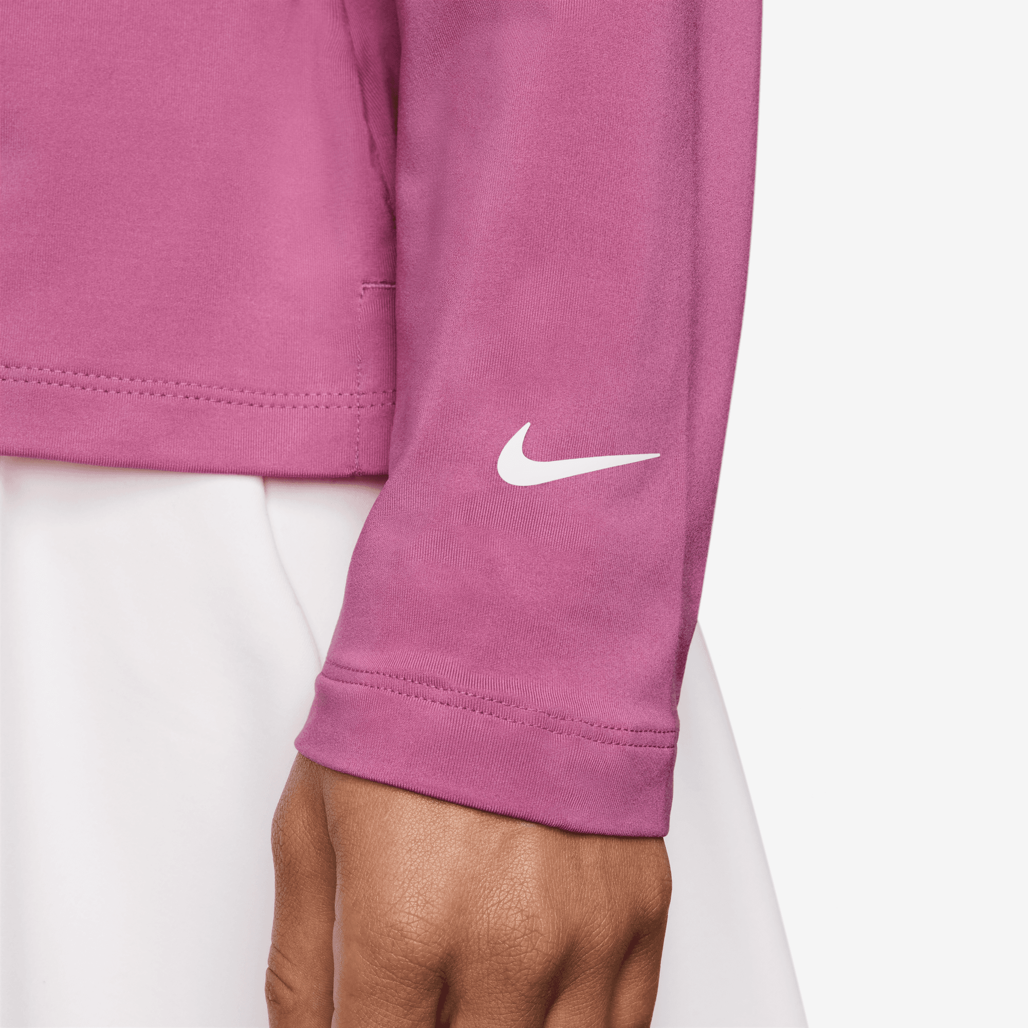 NIKE TOUR WOMEN'S DRI-FIT UV PROTECTION LONG-SLEEVE GOLF POLO