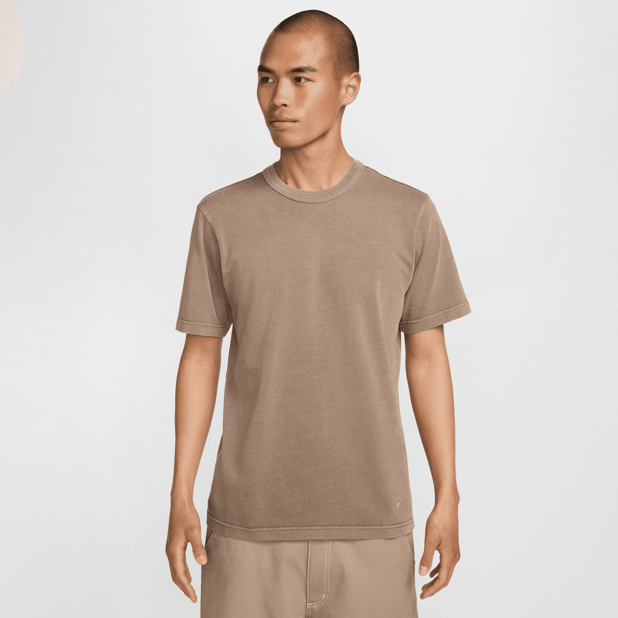 NIKE LIFE MENS SHORT-SLEEVE KNIT TOP