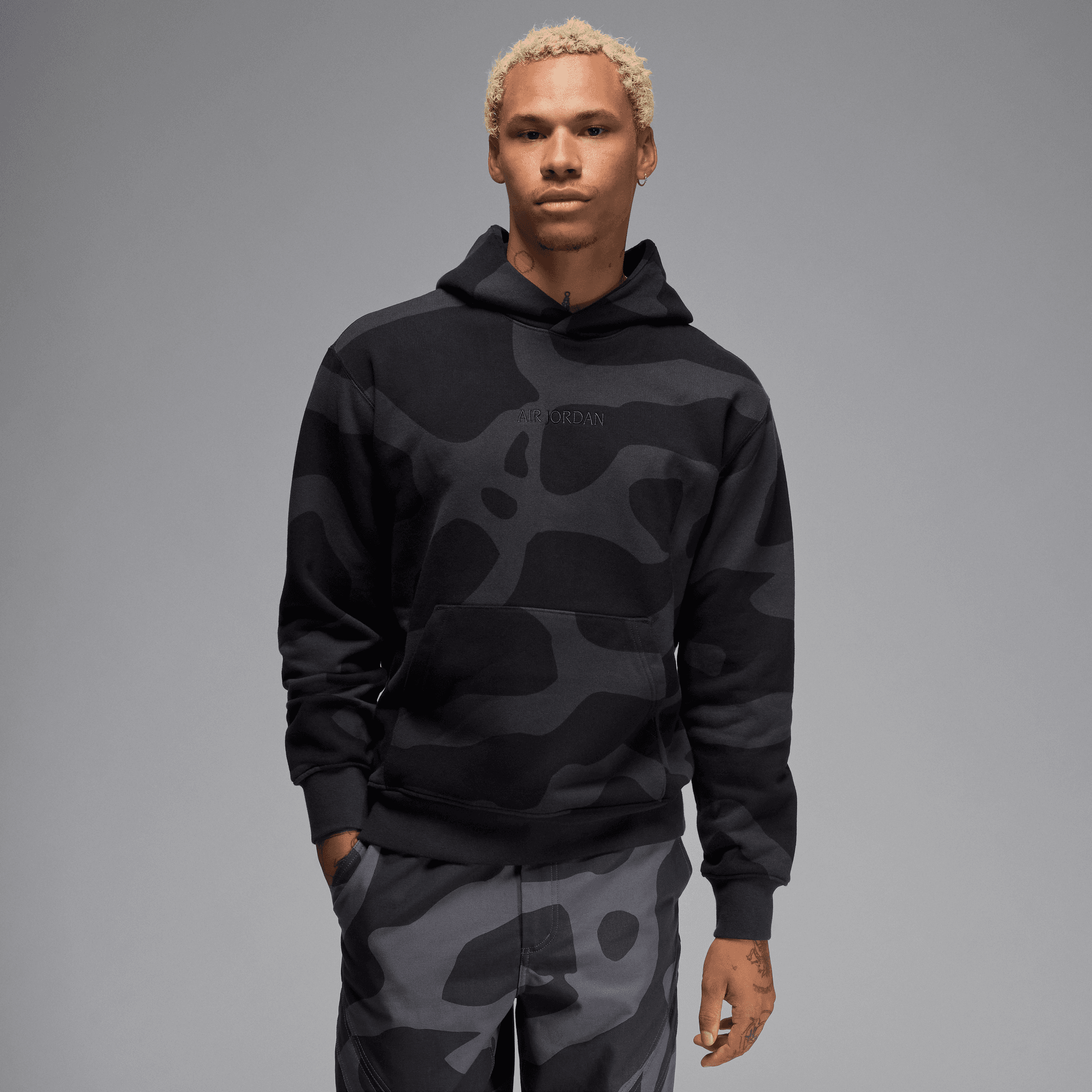 AIR JORDAN WORDMARK MEN'S CAMO HOODIE