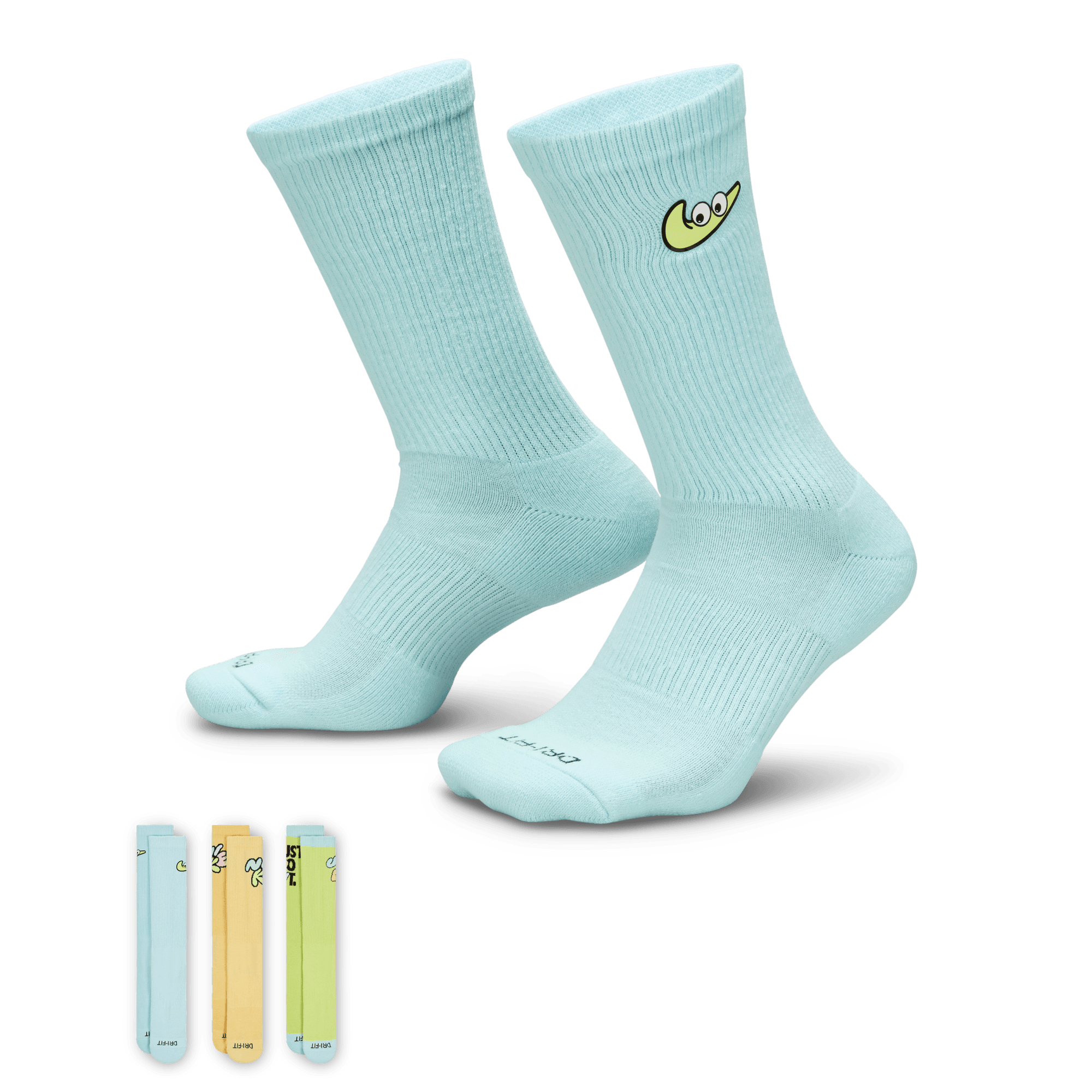 NIKE EVERYDAY PLUS CUSHIONED CREW SOCKS (3 PRS)