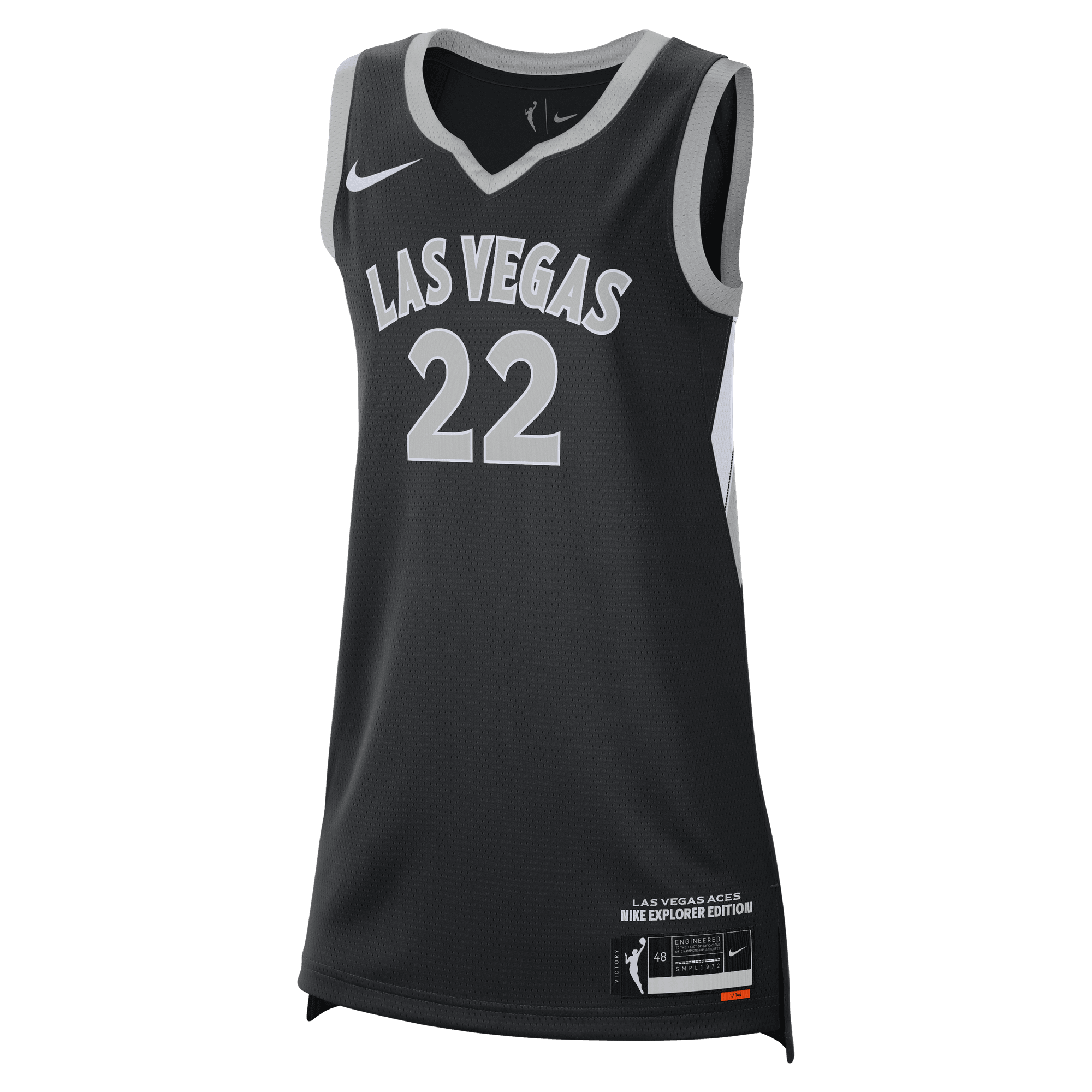 A' J A WILSON LAS VEGAS ACES 2023 NIKE DRI-FIT WNBA VICTORY JERSEY