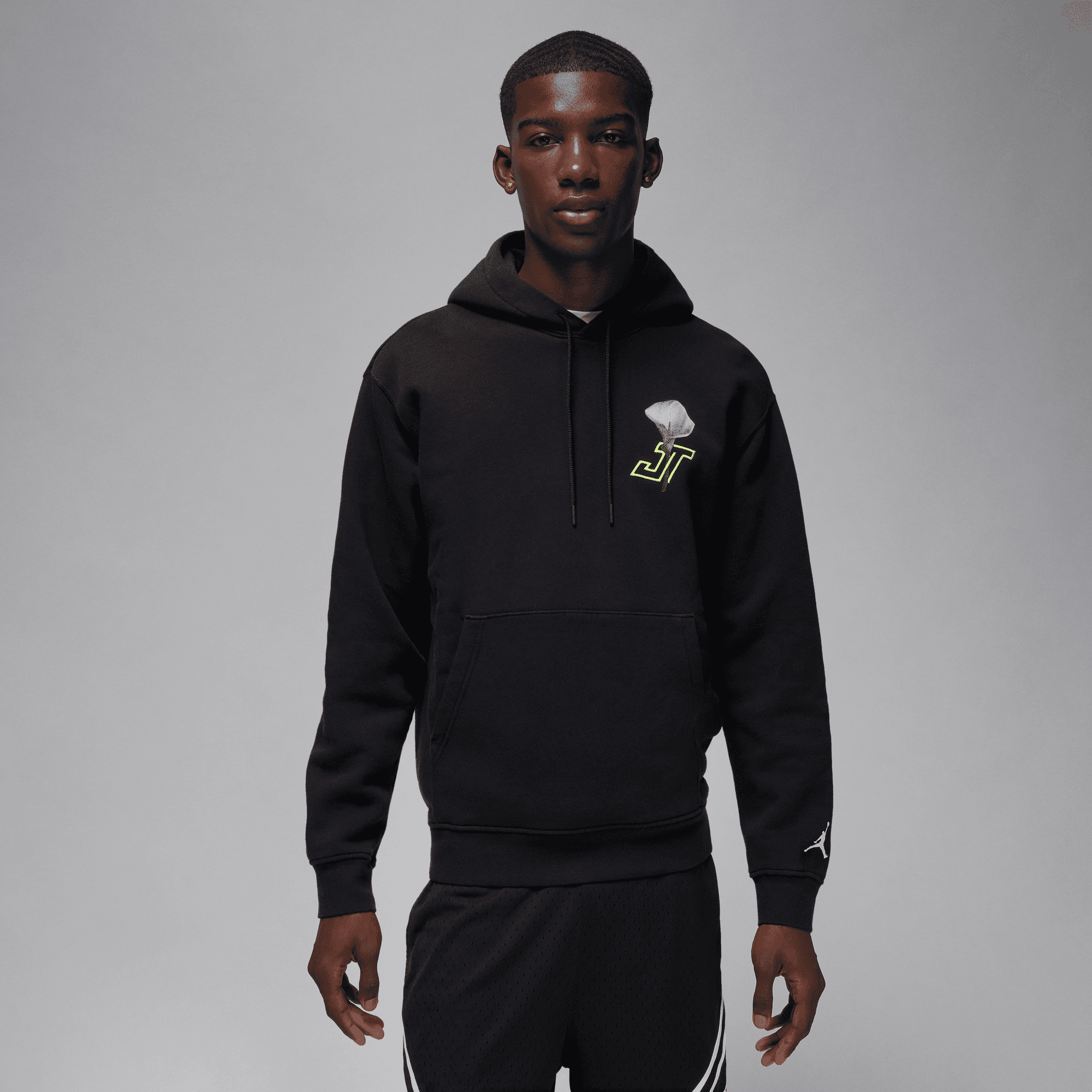 TATUM MEN'S FLEECE PULLOVER HOODIE BLACK – Park Access