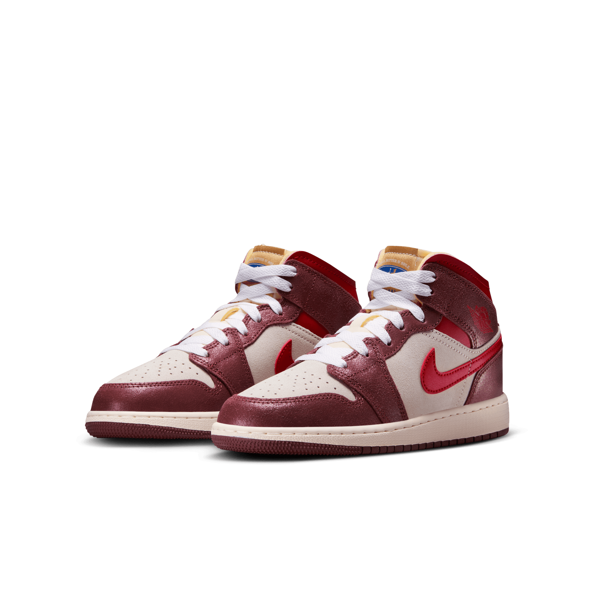 AIR JORDAN 1 MID SE BIG KIDS' SHOES