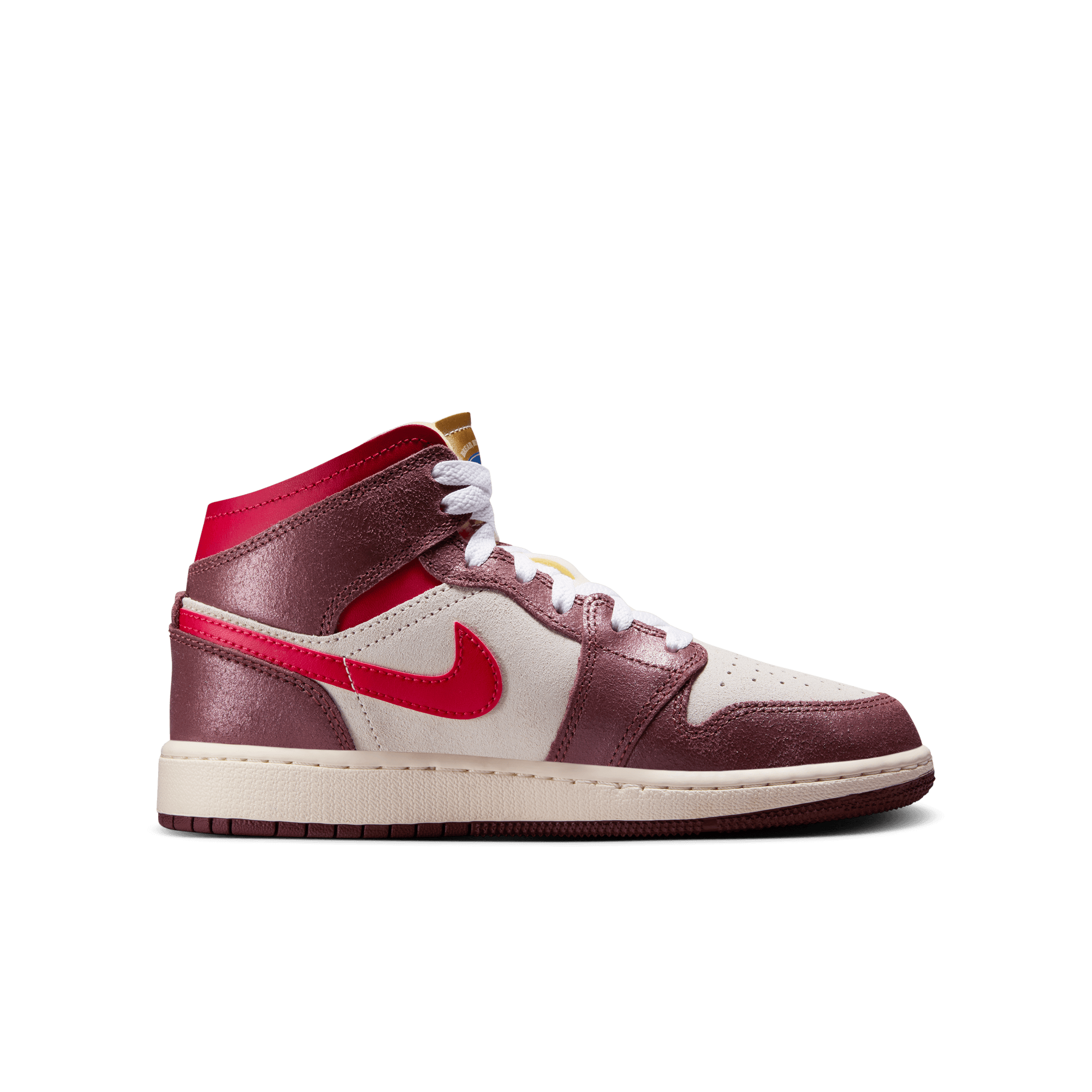 AIR JORDAN 1 MID SE BIG KIDS' SHOES