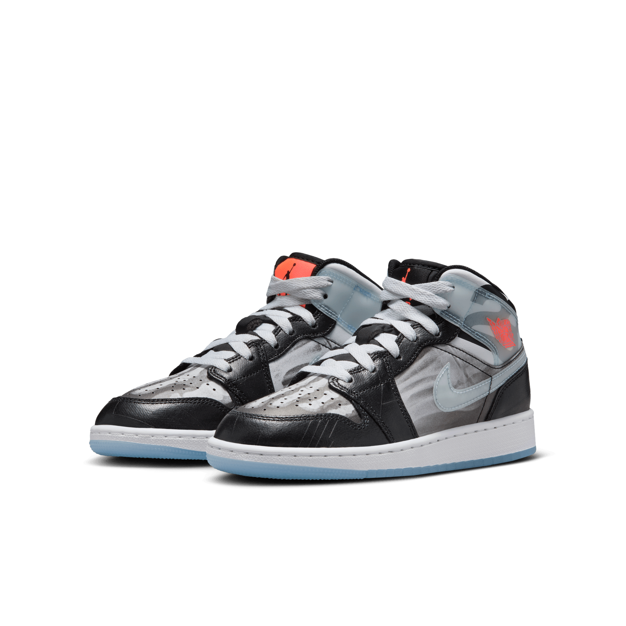 AIR JORDAN 1 MID SNEAKER SCHOOL BIG KIDS' SHOES